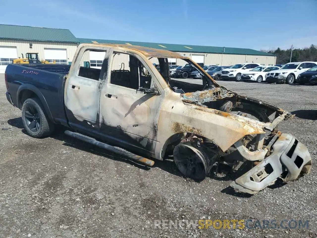 4 Фотография поврежденного автомобиля 1C6RR7GT4MS582112 RAM 1500 2021