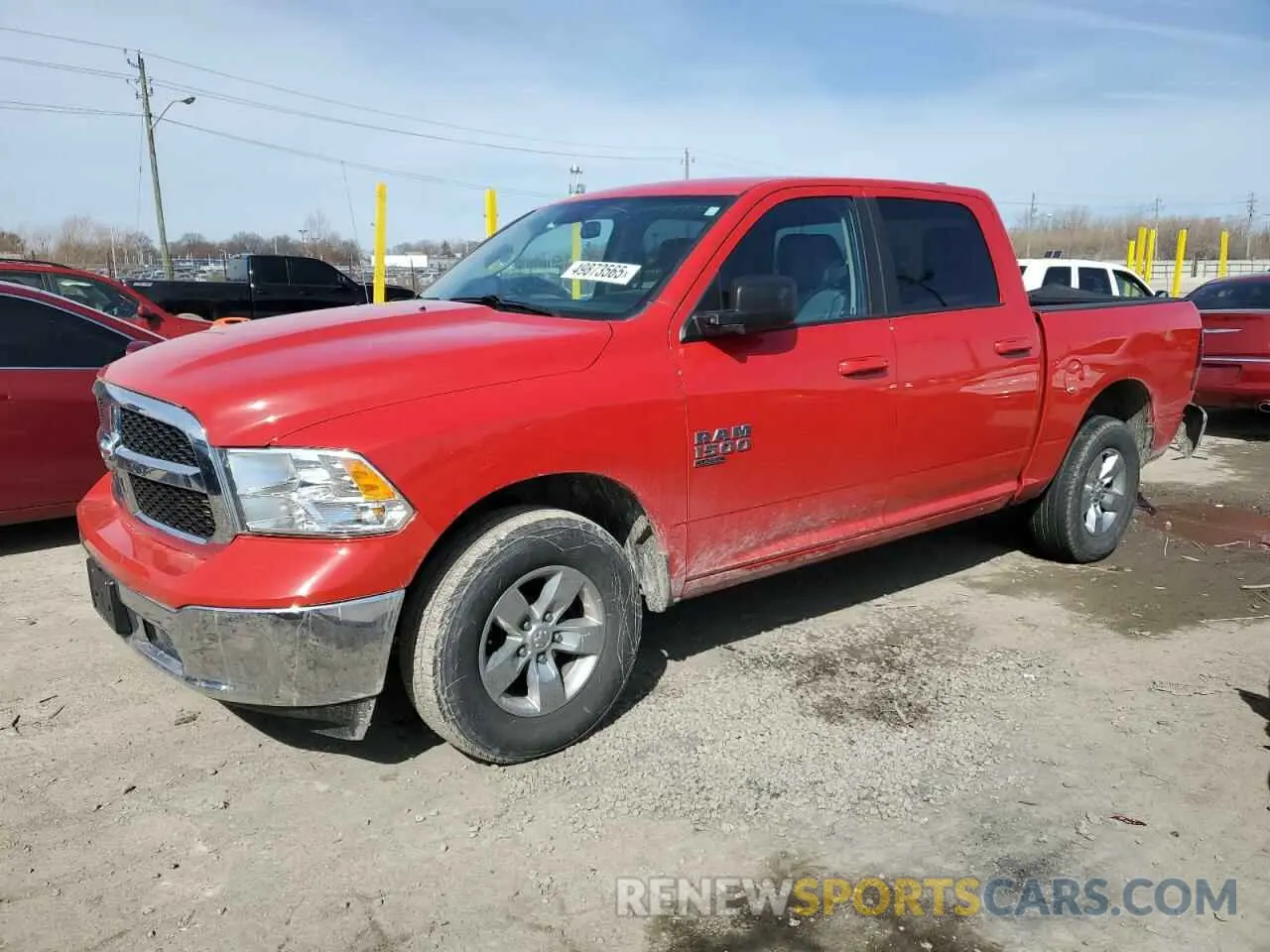 1 Photograph of a damaged car 1C6RR7LG2MS532656 RAM 1500 2021