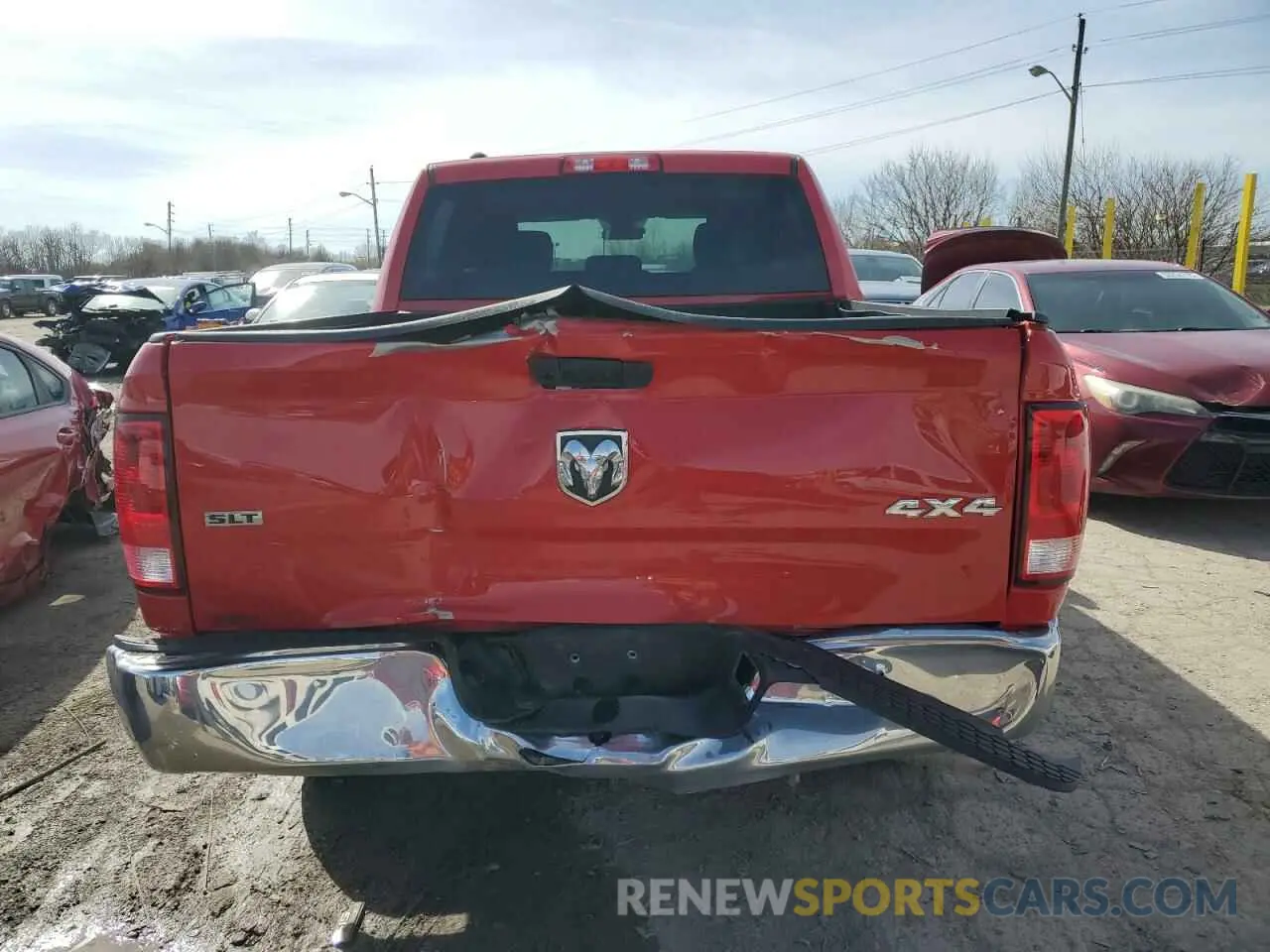 6 Photograph of a damaged car 1C6RR7LG2MS532656 RAM 1500 2021
