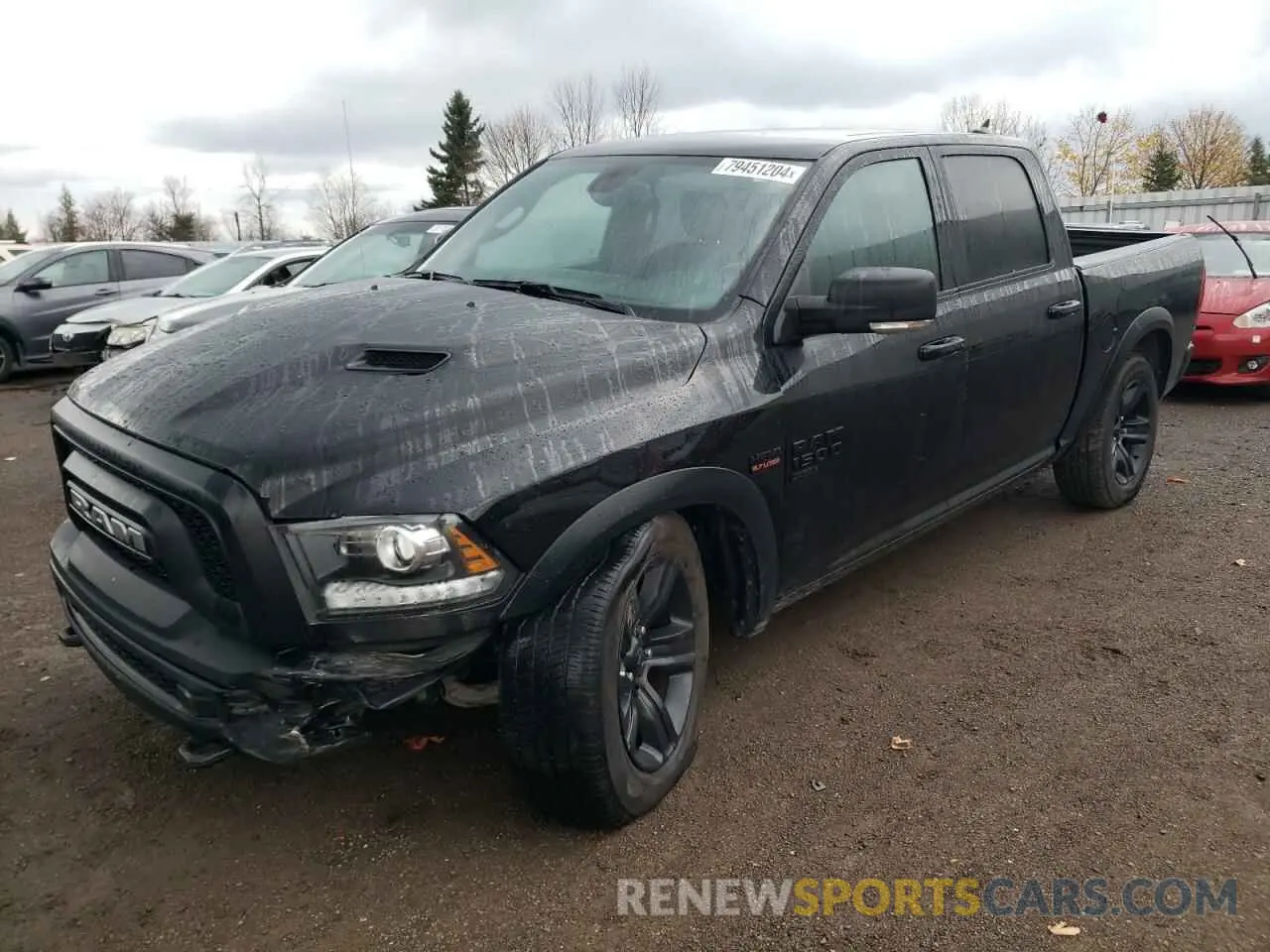 1 Photograph of a damaged car 1C6RR7LT1MS590075 RAM 1500 2021