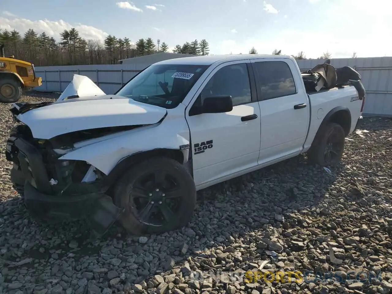 1 Photograph of a damaged car 1C6RR7LT3MS518746 RAM 1500 2021