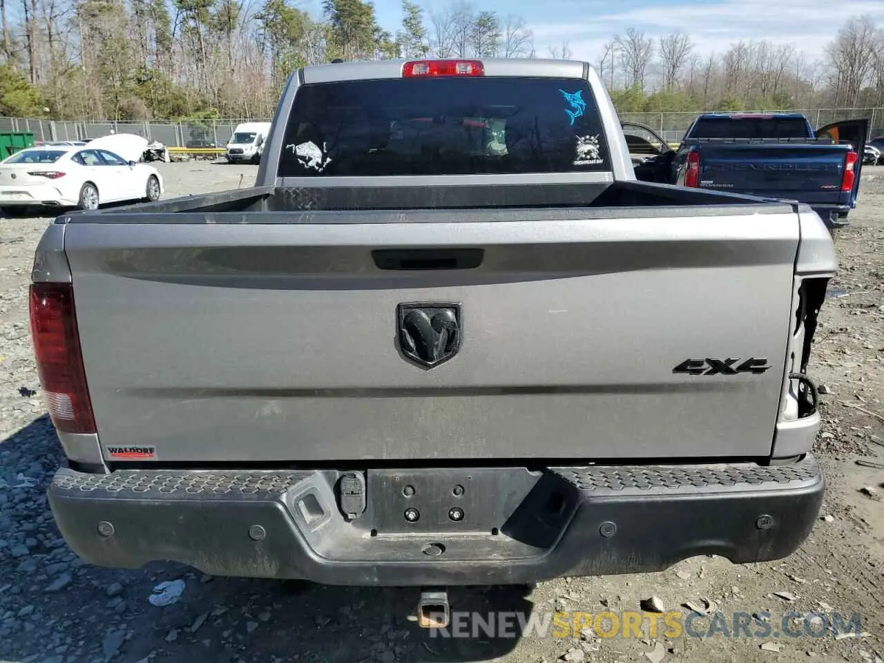 6 Photograph of a damaged car 1C6RR7LTXMS528058 RAM 1500 2021