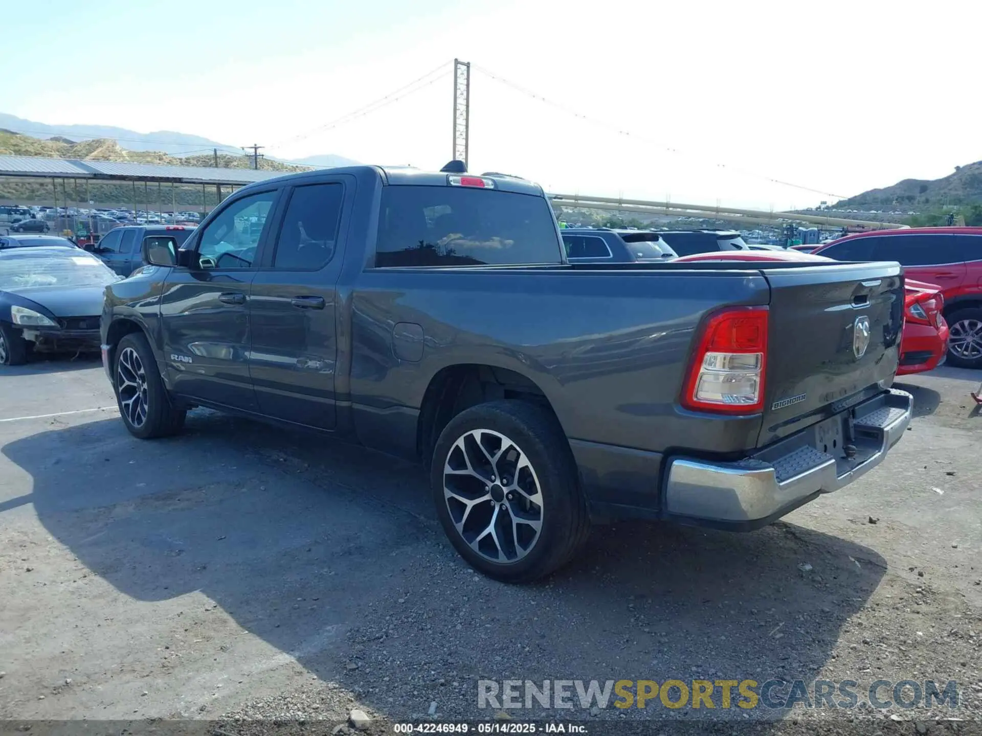 3 Photograph of a damaged car 1C6RREBG3MN743725 RAM 1500 2021