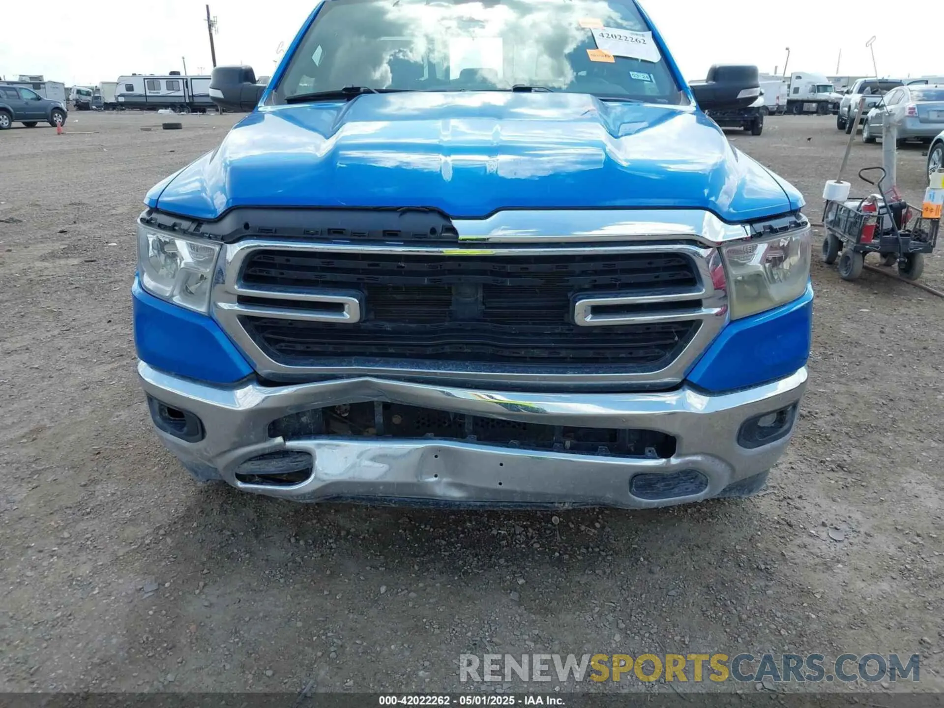 6 Photograph of a damaged car 1C6RREBG7MN708959 RAM 1500 2021
