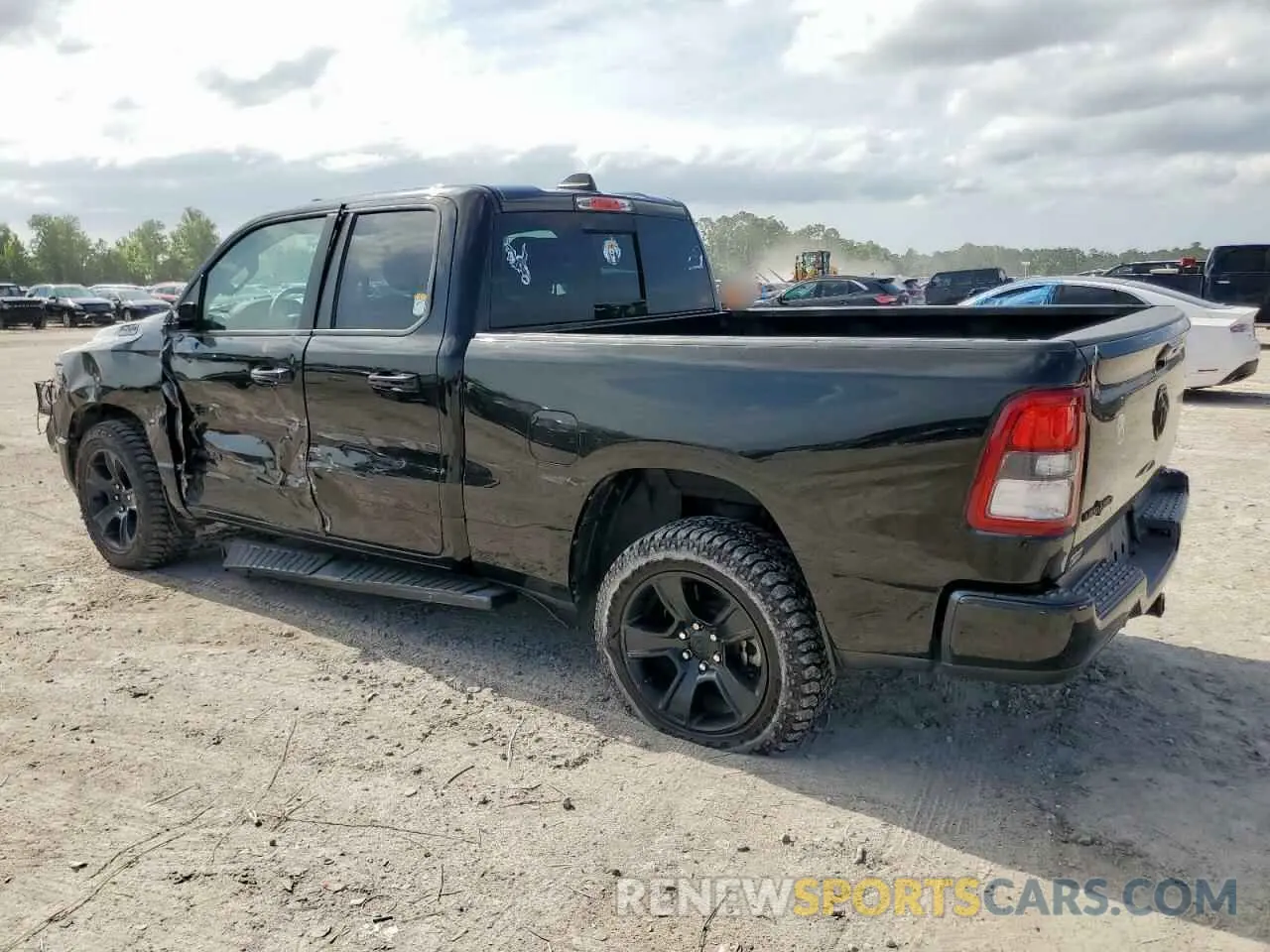 2 Photograph of a damaged car 1C6RREBG7MN820922 RAM 1500 2021