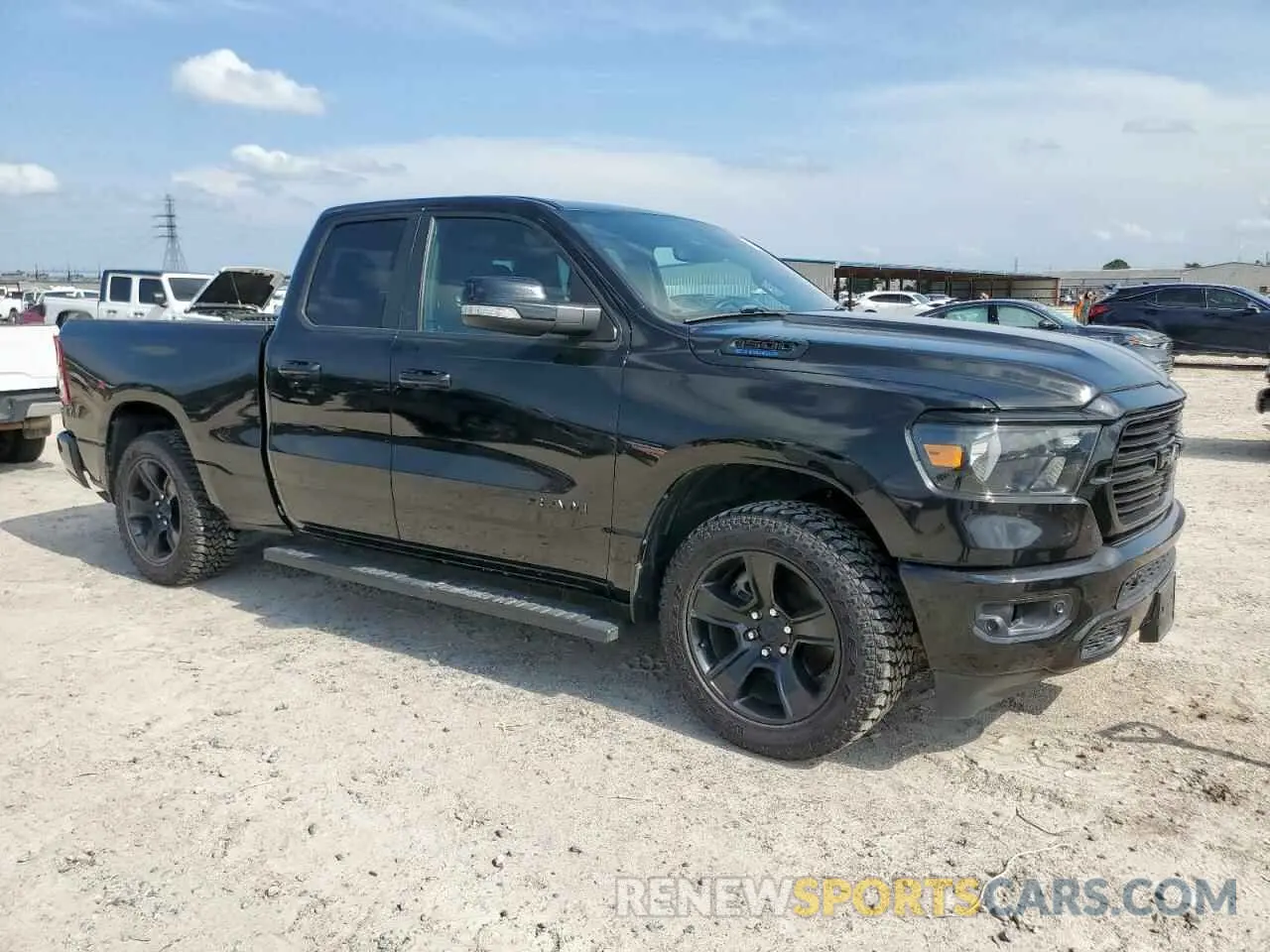 4 Photograph of a damaged car 1C6RREBG7MN820922 RAM 1500 2021