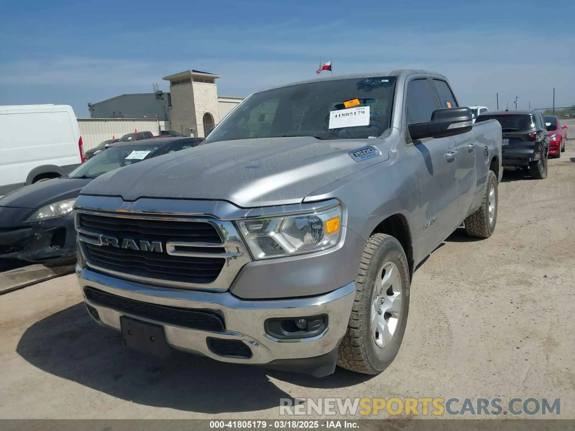 6 Photograph of a damaged car 1C6RREBGXMN753149 RAM 1500 2021
