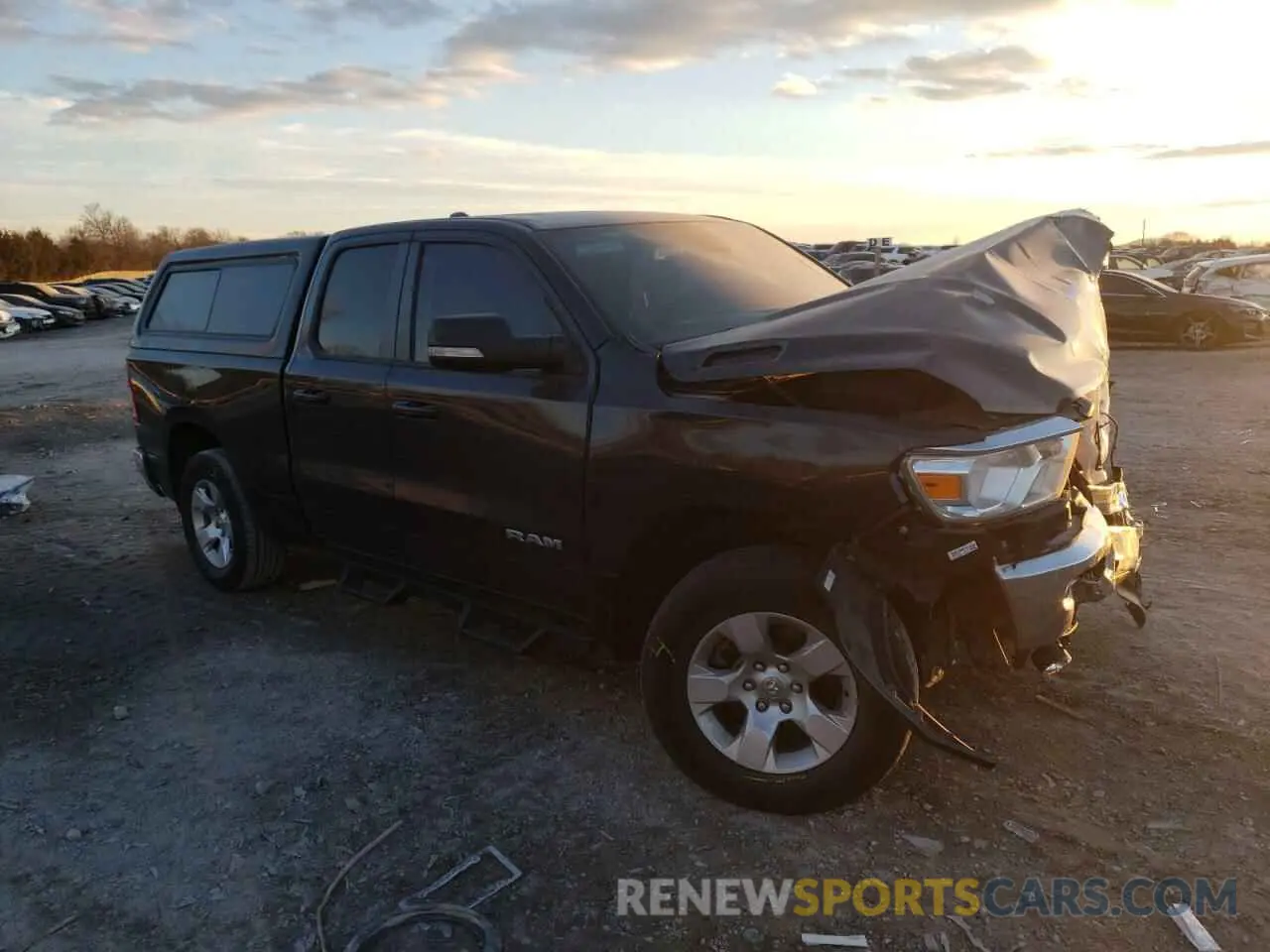 4 Photograph of a damaged car 1C6RREBT2MN802034 RAM 1500 2021