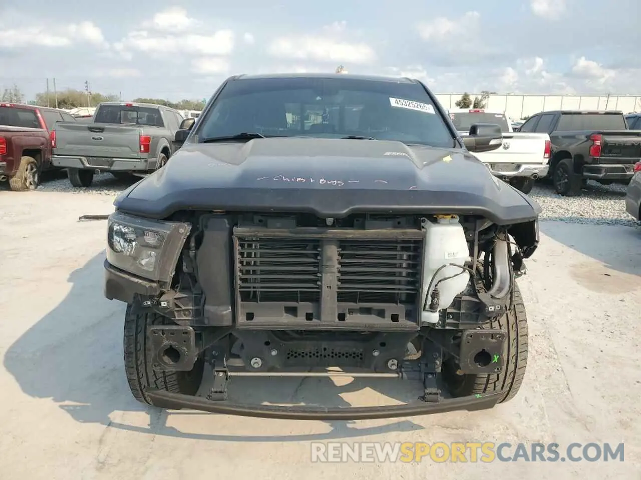 5 Photograph of a damaged car 1C6RREBT3MN594231 RAM 1500 2021
