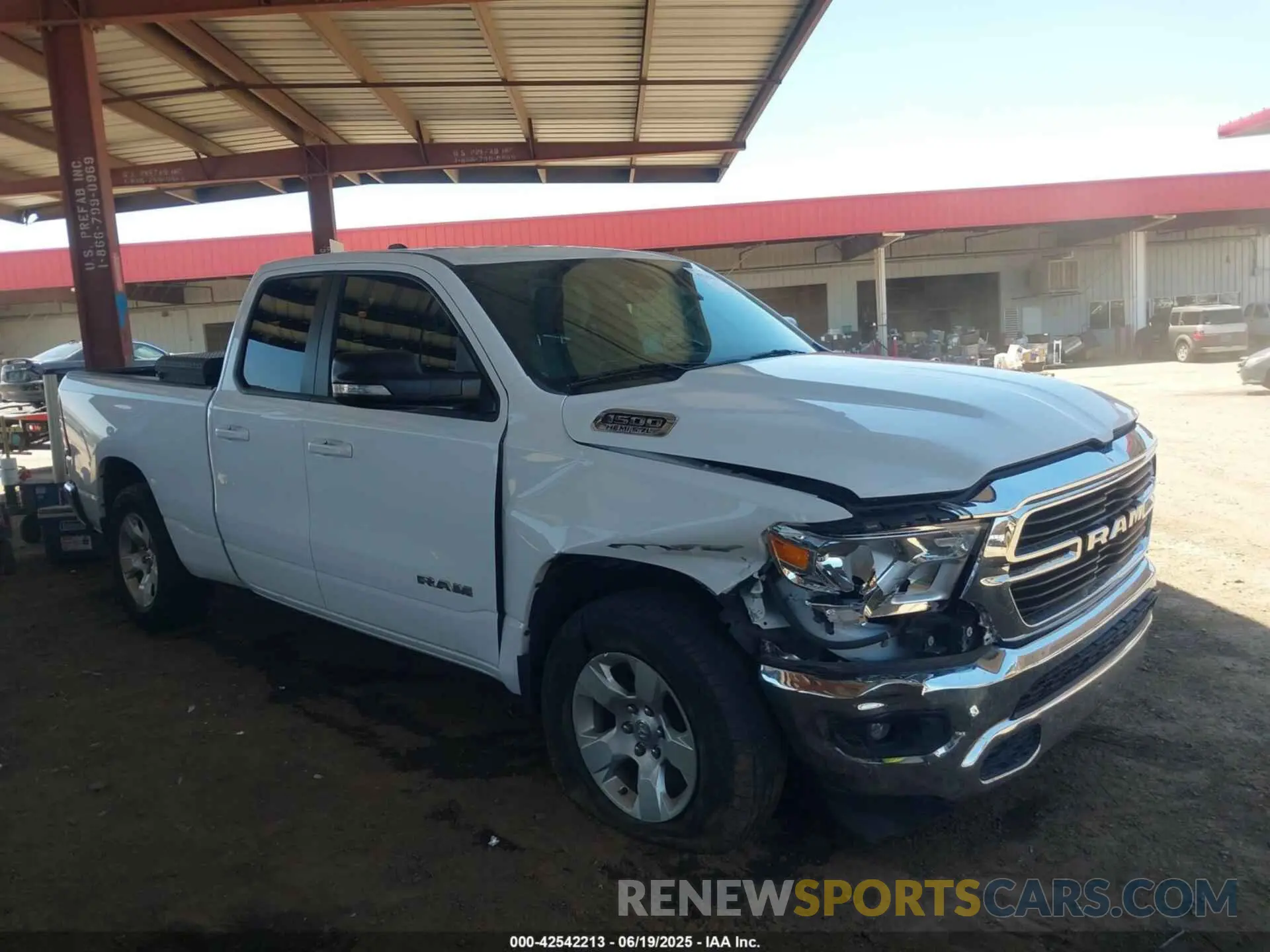 17 Photograph of a damaged car 1C6RREBT6MN530328 RAM 1500 2021