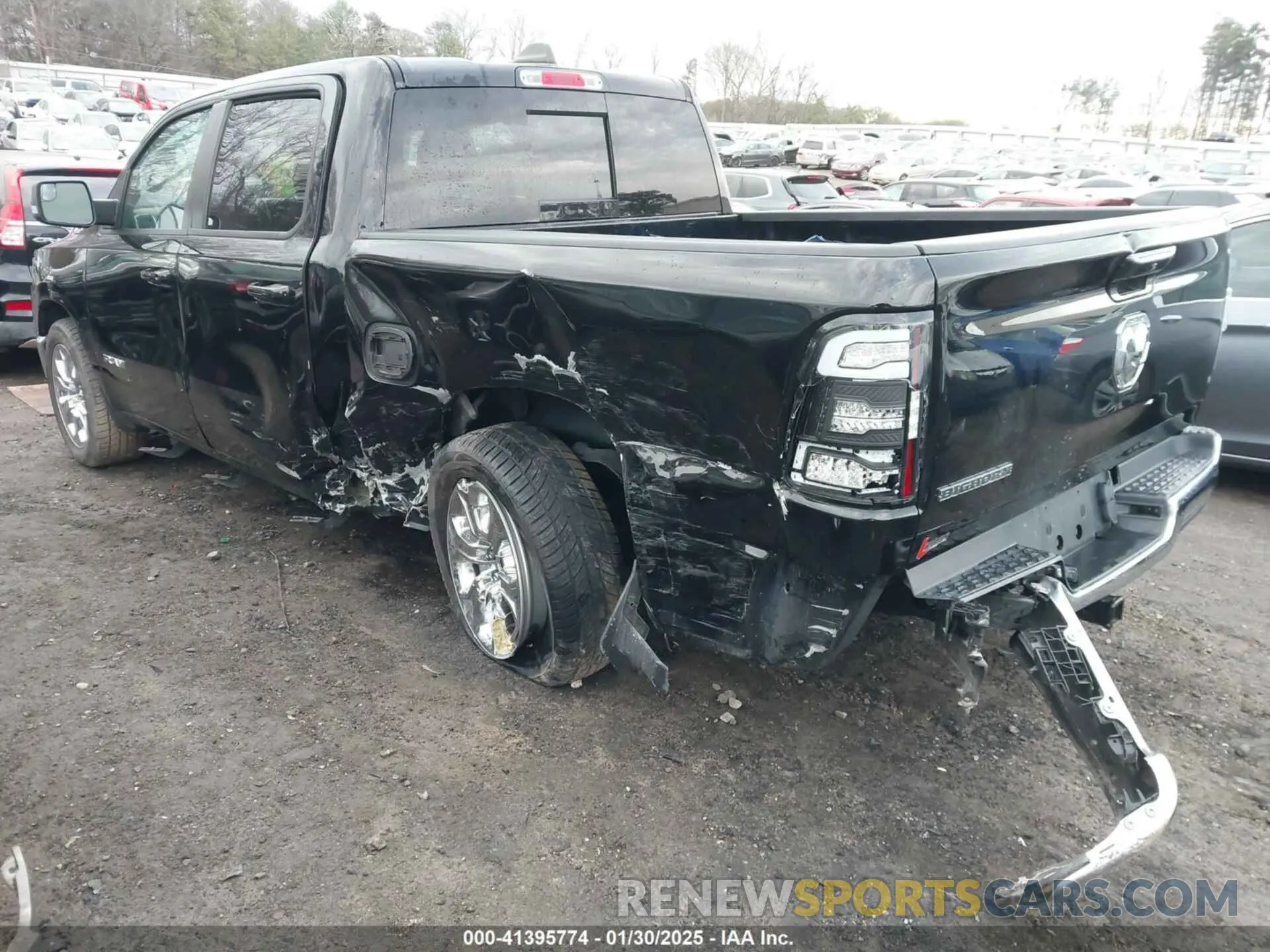 3 Photograph of a damaged car 1C6RREFG1MN532758 RAM 1500 2021