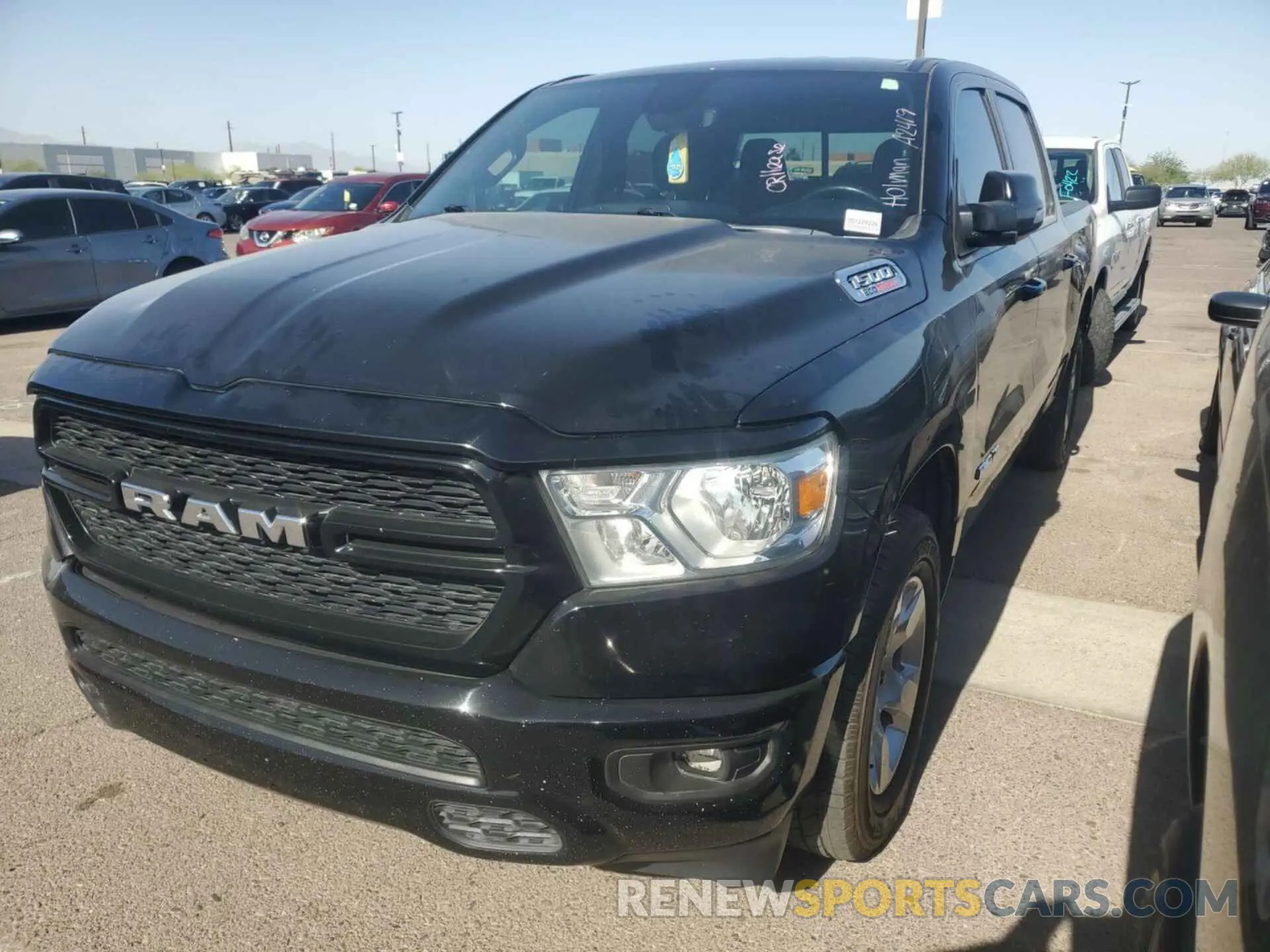 8 Photograph of a damaged car 1C6RREFM2MN743683 RAM 1500 2021