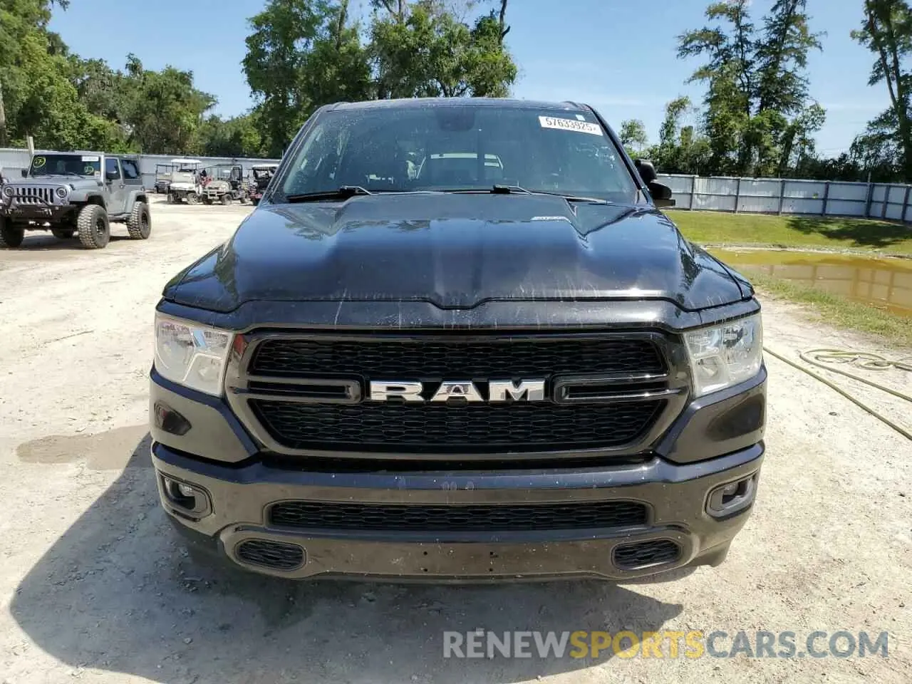 5 Photograph of a damaged car 1C6RREFM6MN814934 RAM 1500 2021