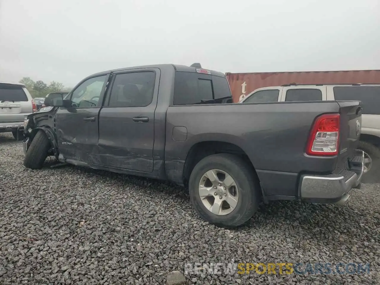 2 Фотография поврежденного автомобиля 1C6RREFT0MN631682 RAM 1500 2021
