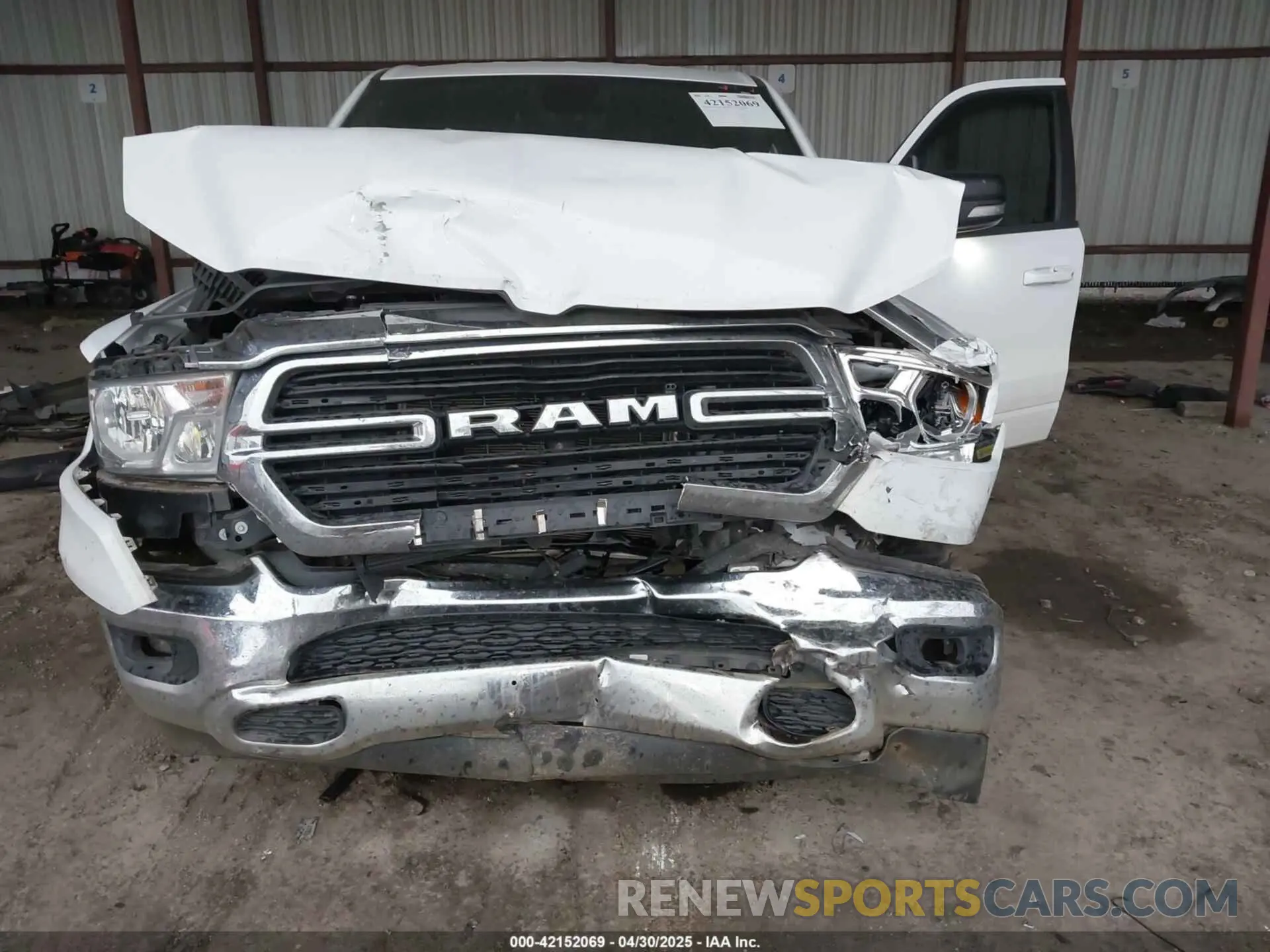6 Photograph of a damaged car 1C6RREFT1MN646966 RAM 1500 2021