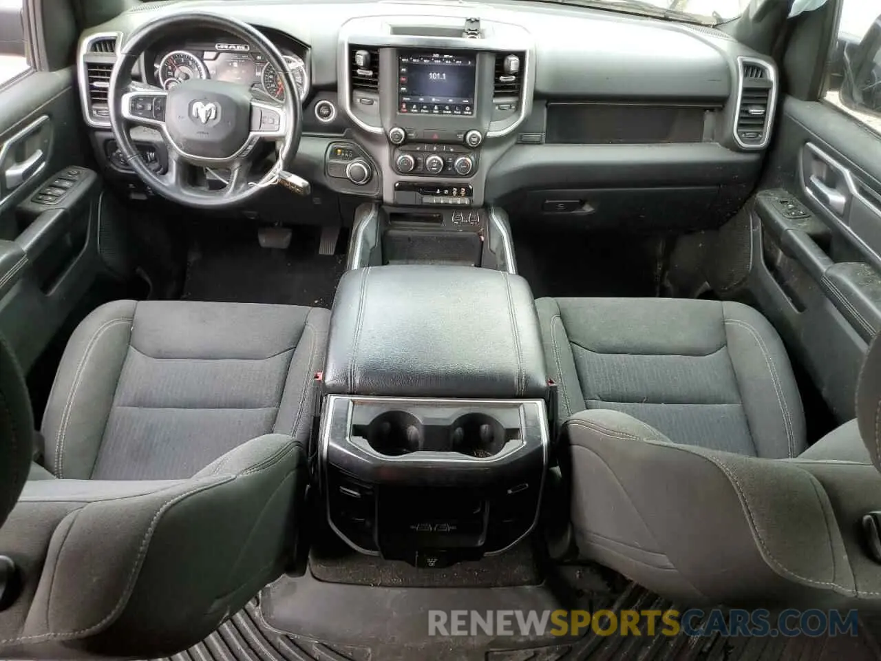 8 Фотография поврежденного автомобиля 1C6RREFT4MN543833 RAM 1500 2021