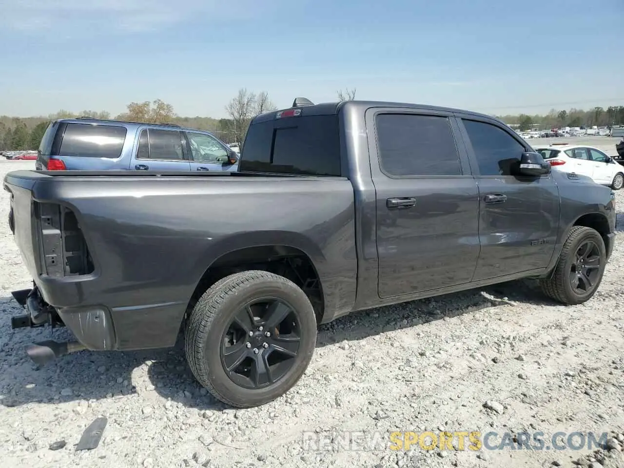 3 Фотография поврежденного автомобиля 1C6RREFT7MN542997 RAM 1500 2021