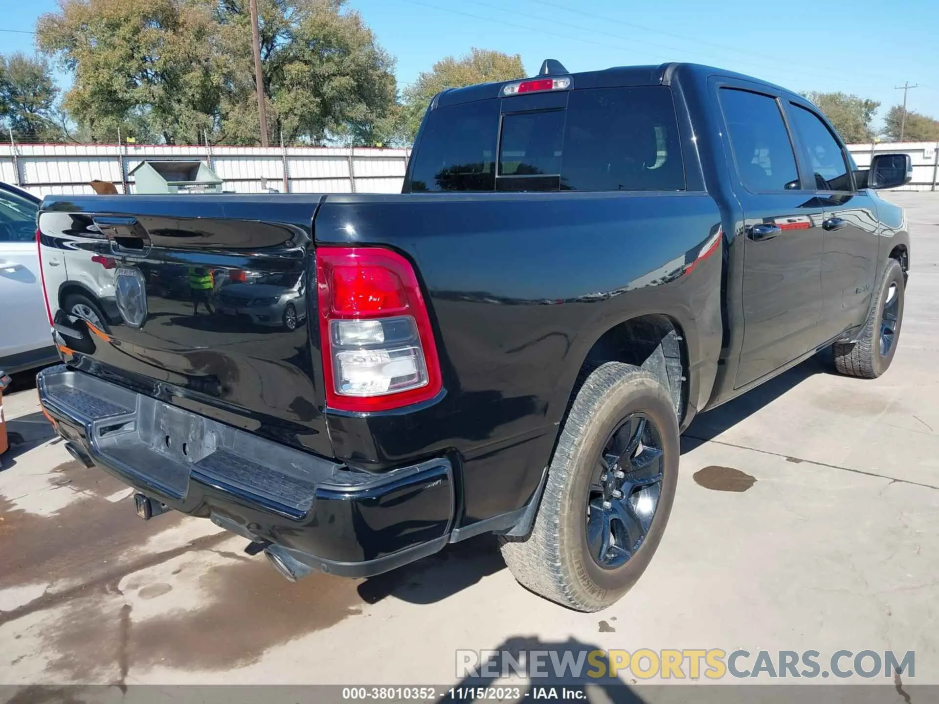 4 Photograph of a damaged car 1C6RREFT9MN574110 RAM 1500 2021