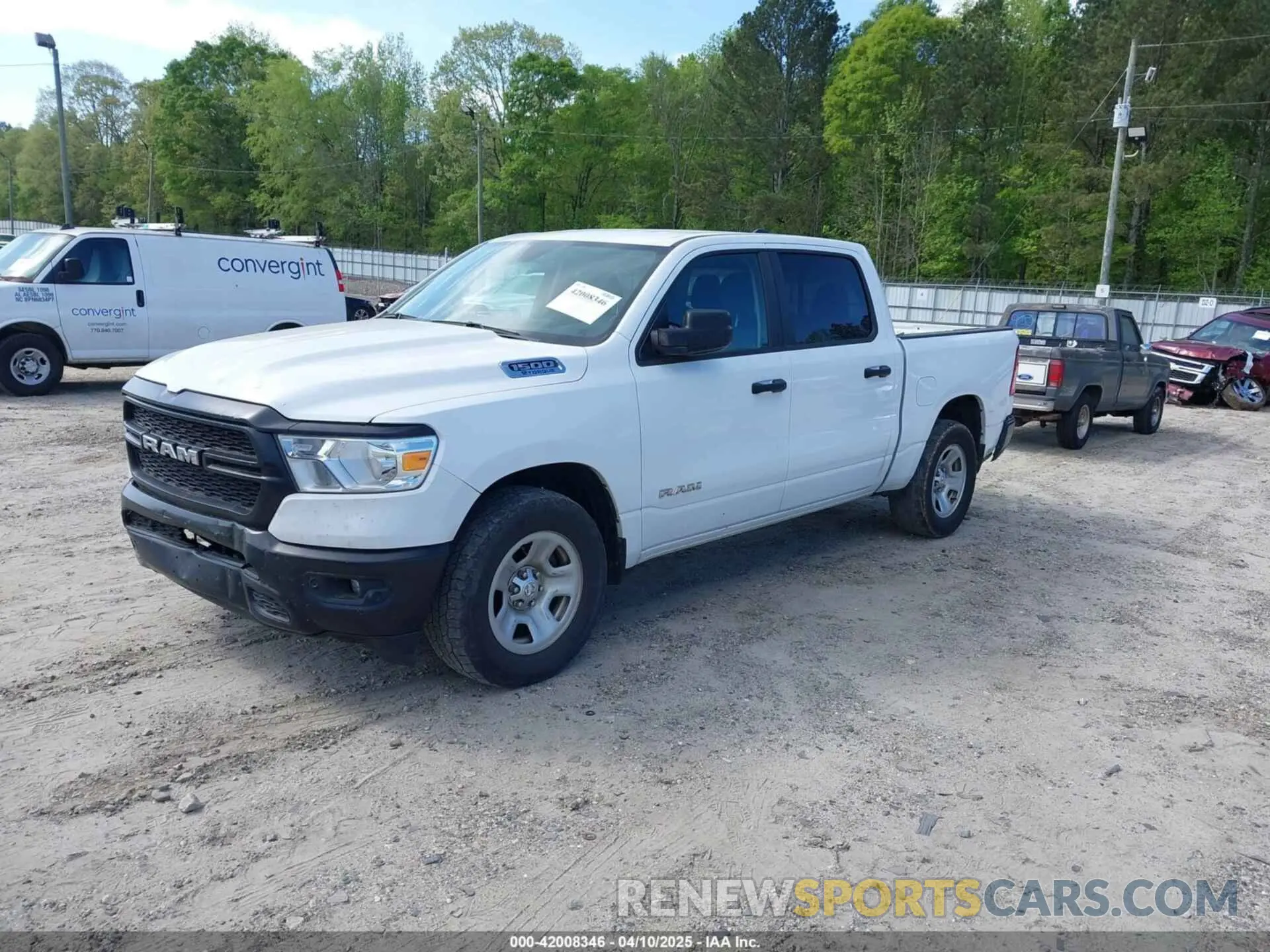 2 Photograph of a damaged car 1C6RREGG4MN690767 RAM 1500 2021