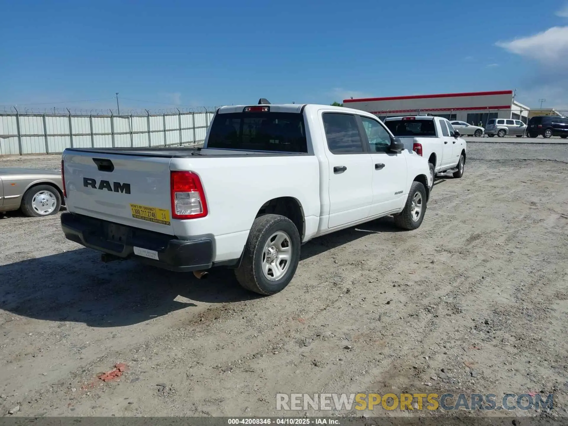 4 Photograph of a damaged car 1C6RREGG4MN690767 RAM 1500 2021