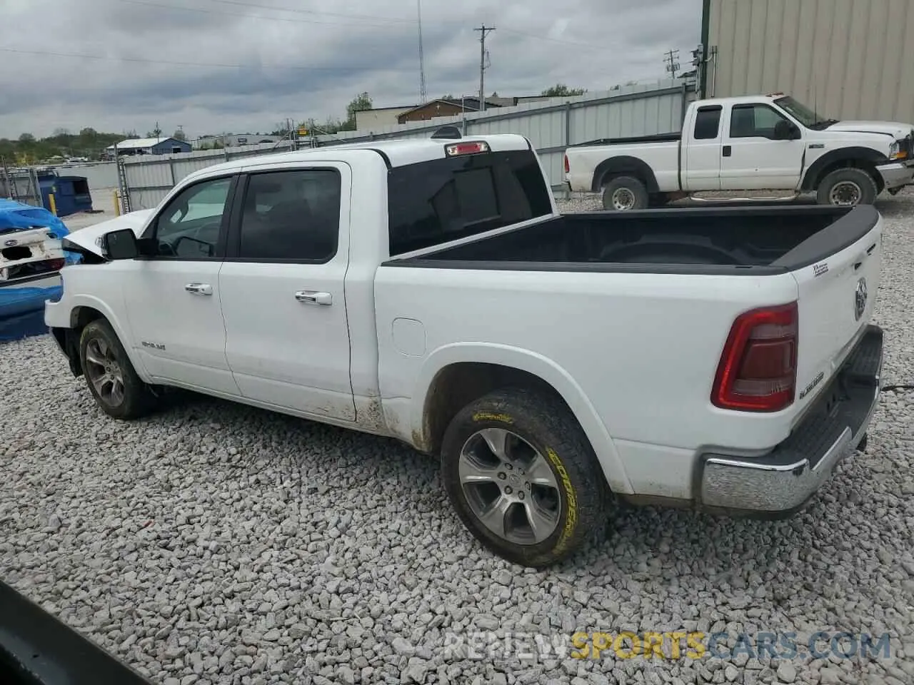 2 Photograph of a damaged car 1C6RREJT3MN528893 RAM 1500 2021