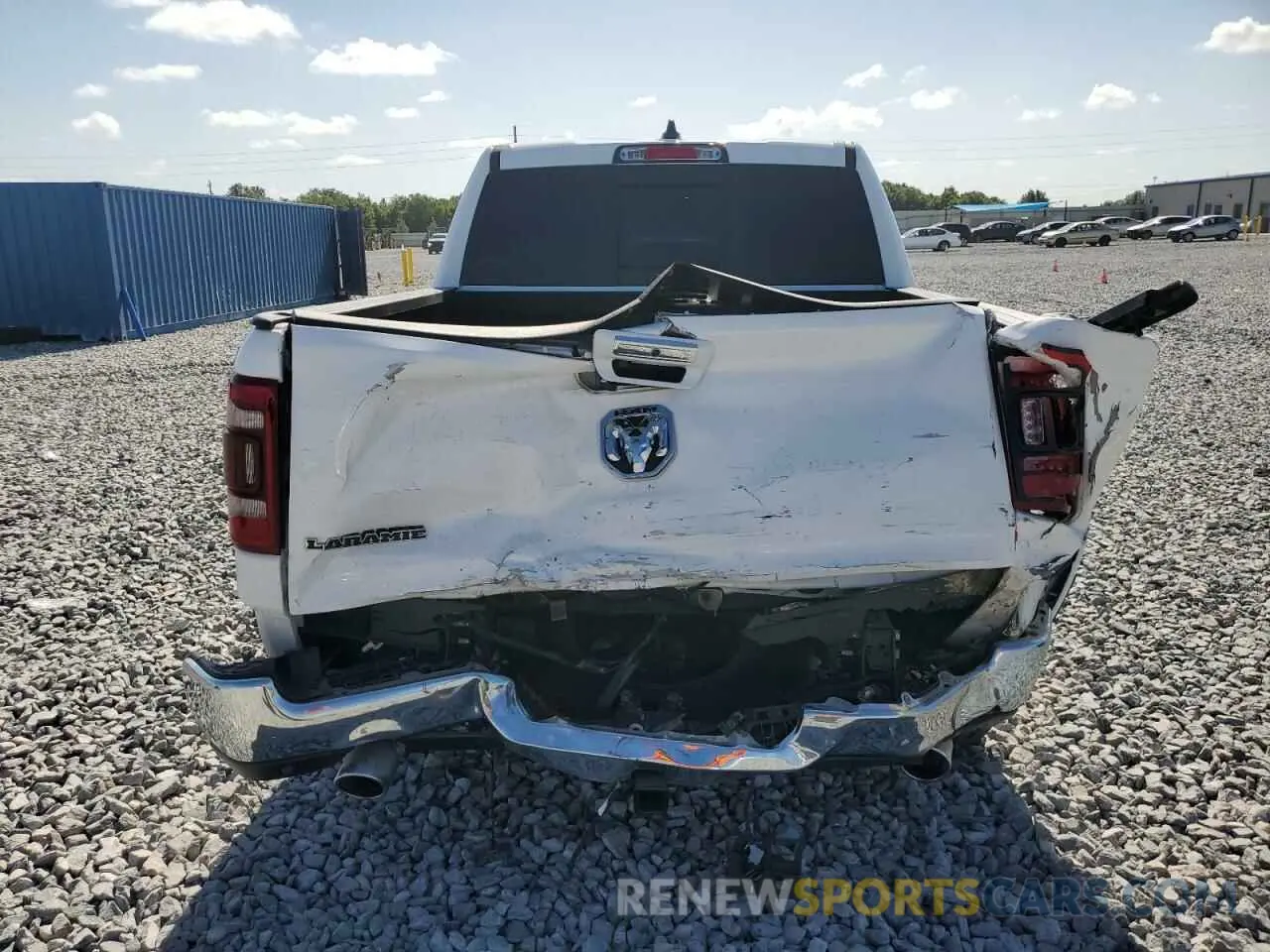 6 Photograph of a damaged car 1C6RREJT4MN820424 RAM 1500 2021