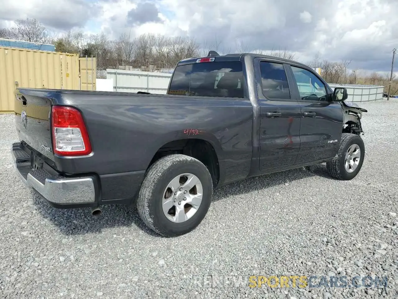 3 Photograph of a damaged car 1C6RRFBG5MN741450 RAM 1500 2021