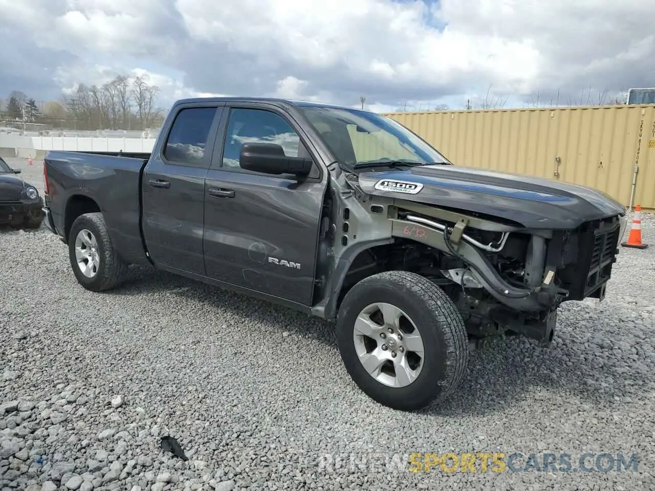 4 Photograph of a damaged car 1C6RRFBG5MN741450 RAM 1500 2021