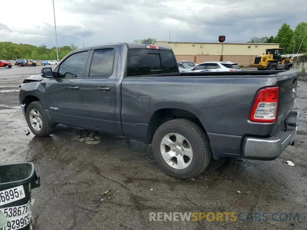 2 Photograph of a damaged car 1C6RRFBG6MN765885 RAM 1500 2021