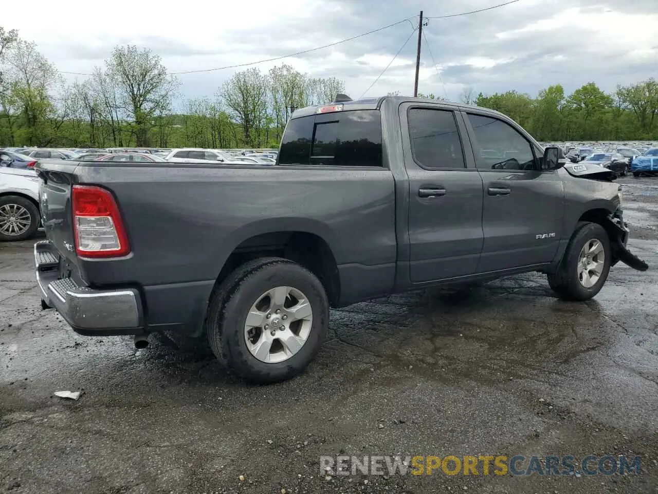 3 Photograph of a damaged car 1C6RRFBG6MN765885 RAM 1500 2021