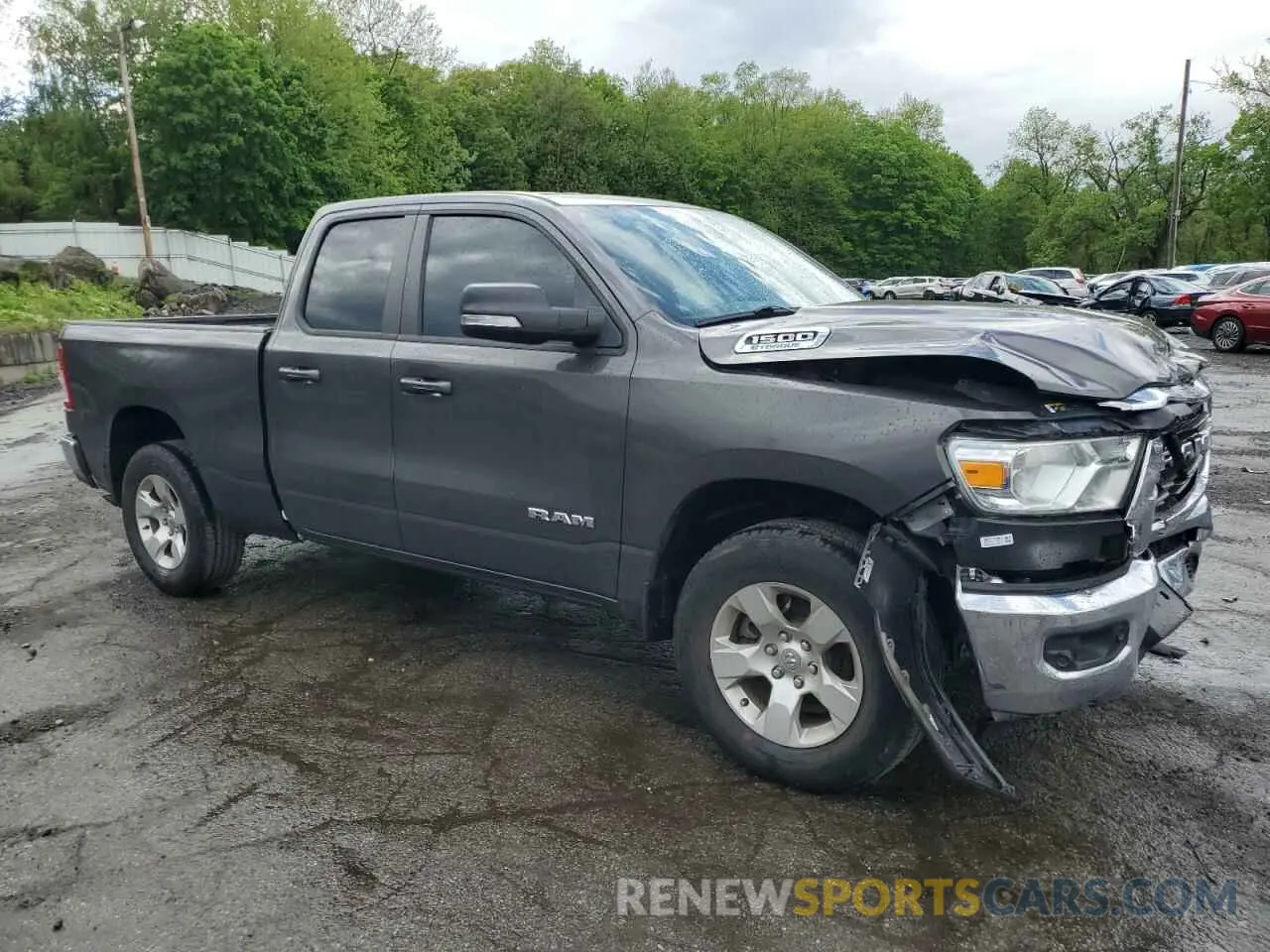 4 Photograph of a damaged car 1C6RRFBG6MN765885 RAM 1500 2021