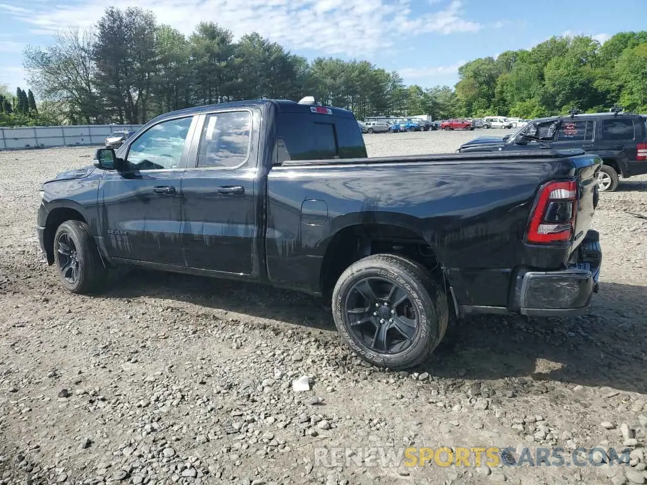 2 Photograph of a damaged car 1C6RRFBGXMN650738 RAM 1500 2021