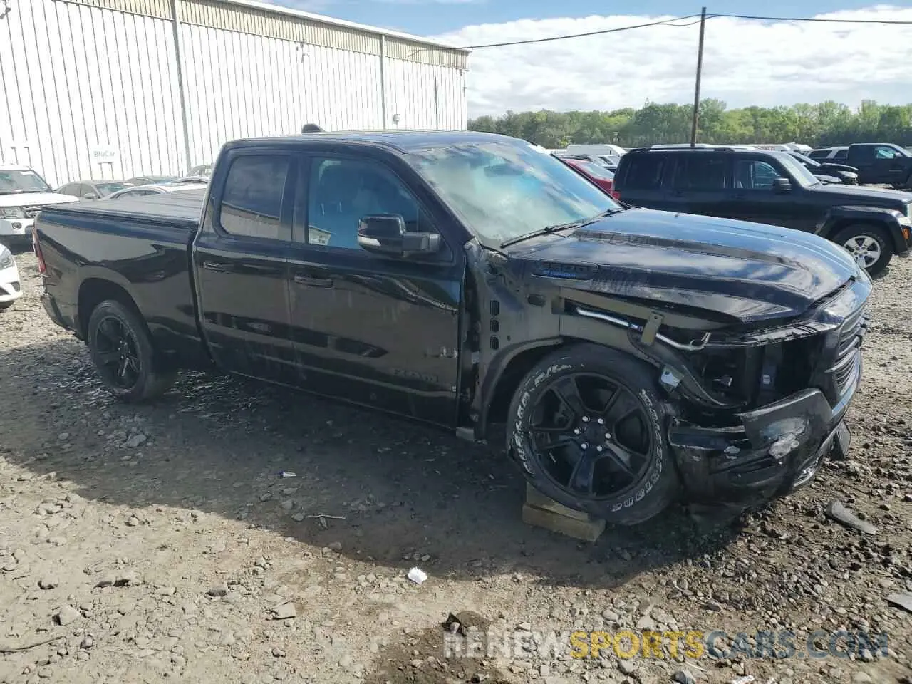 4 Photograph of a damaged car 1C6RRFBGXMN650738 RAM 1500 2021