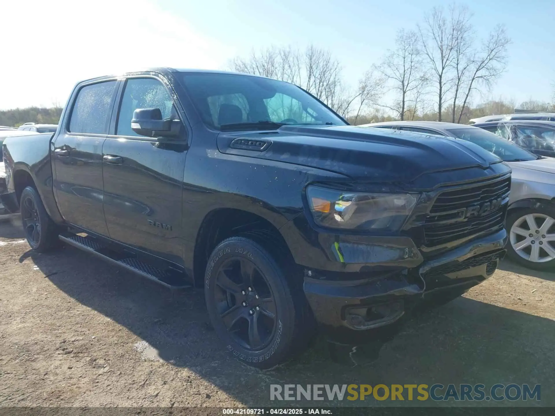 1 Photograph of a damaged car 1C6RRFFG2MN547923 RAM 1500 2021