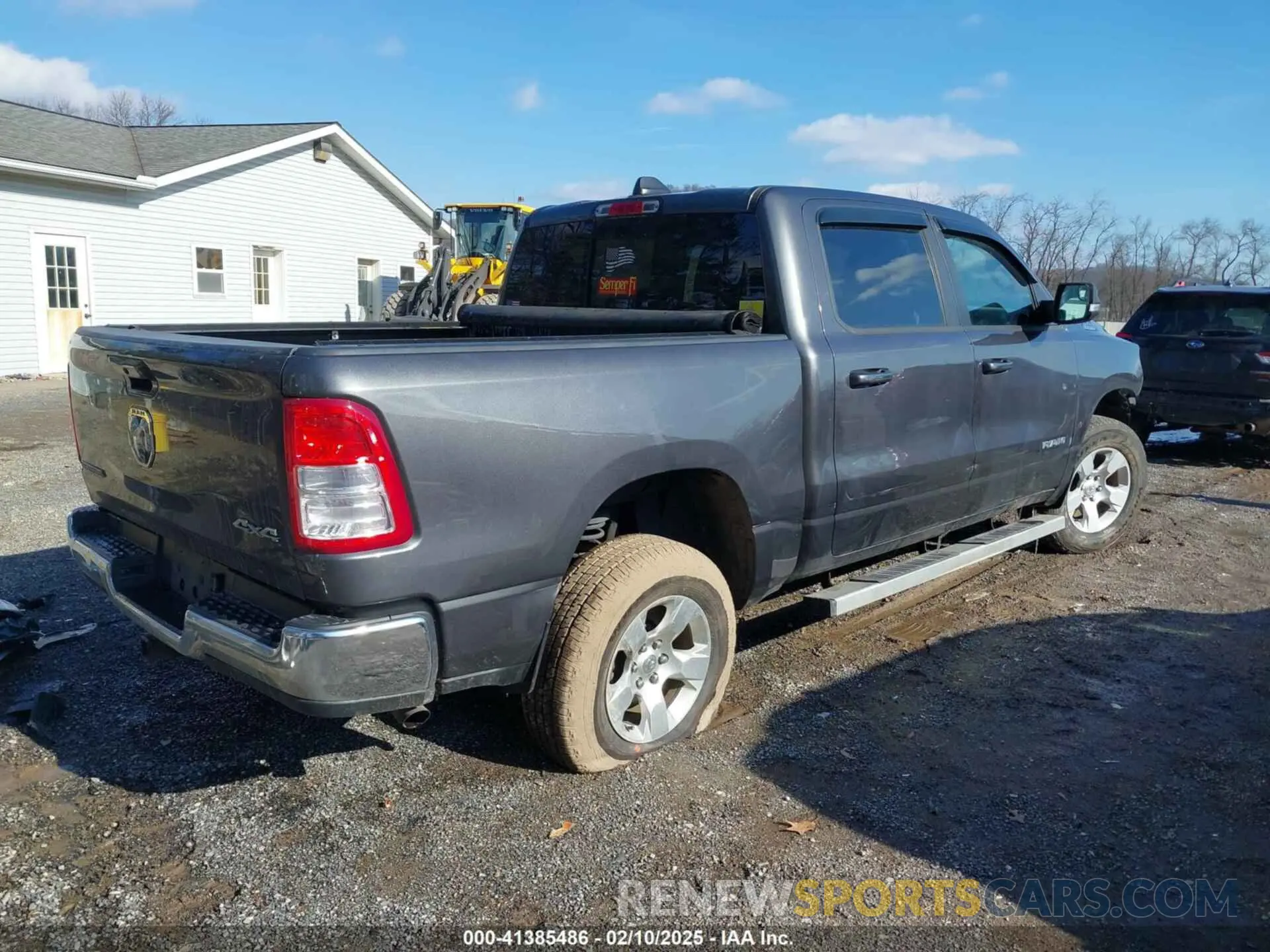 4 Фотография поврежденного автомобиля 1C6RRFFGXMN646229 RAM 1500 2021
