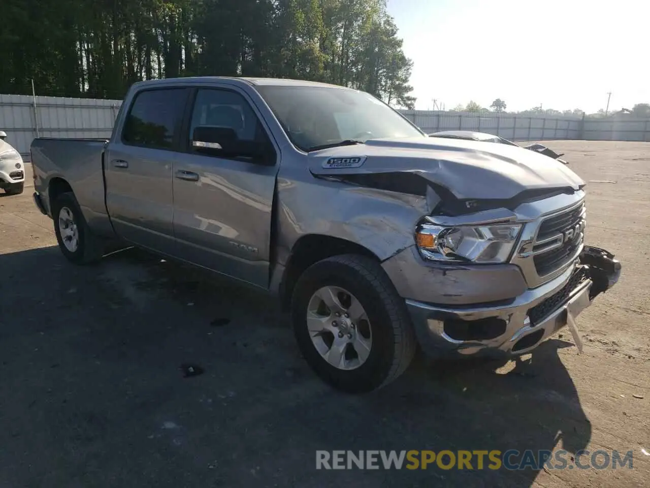 4 Photograph of a damaged car 1C6RRFMG3MN684470 RAM 1500 2021