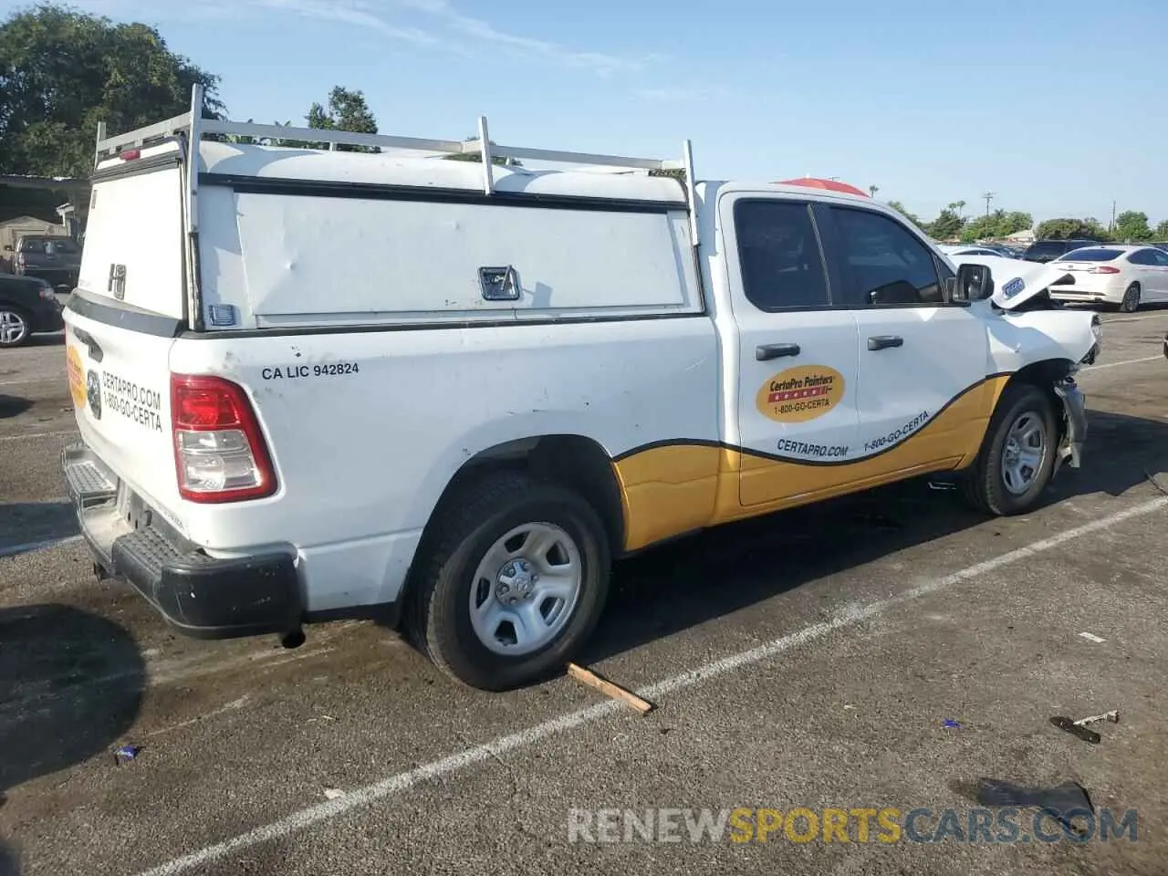 3 Photograph of a damaged car 1C6SRECG2MN609921 RAM 1500 2021