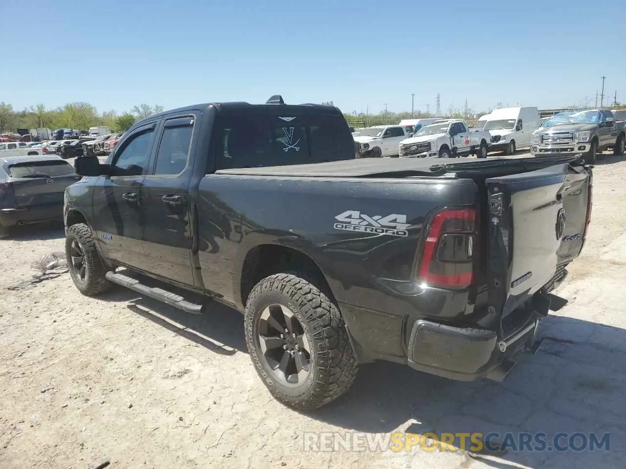 2 Photograph of a damaged car 1C6SRFBT0MN766089 RAM 1500 2021