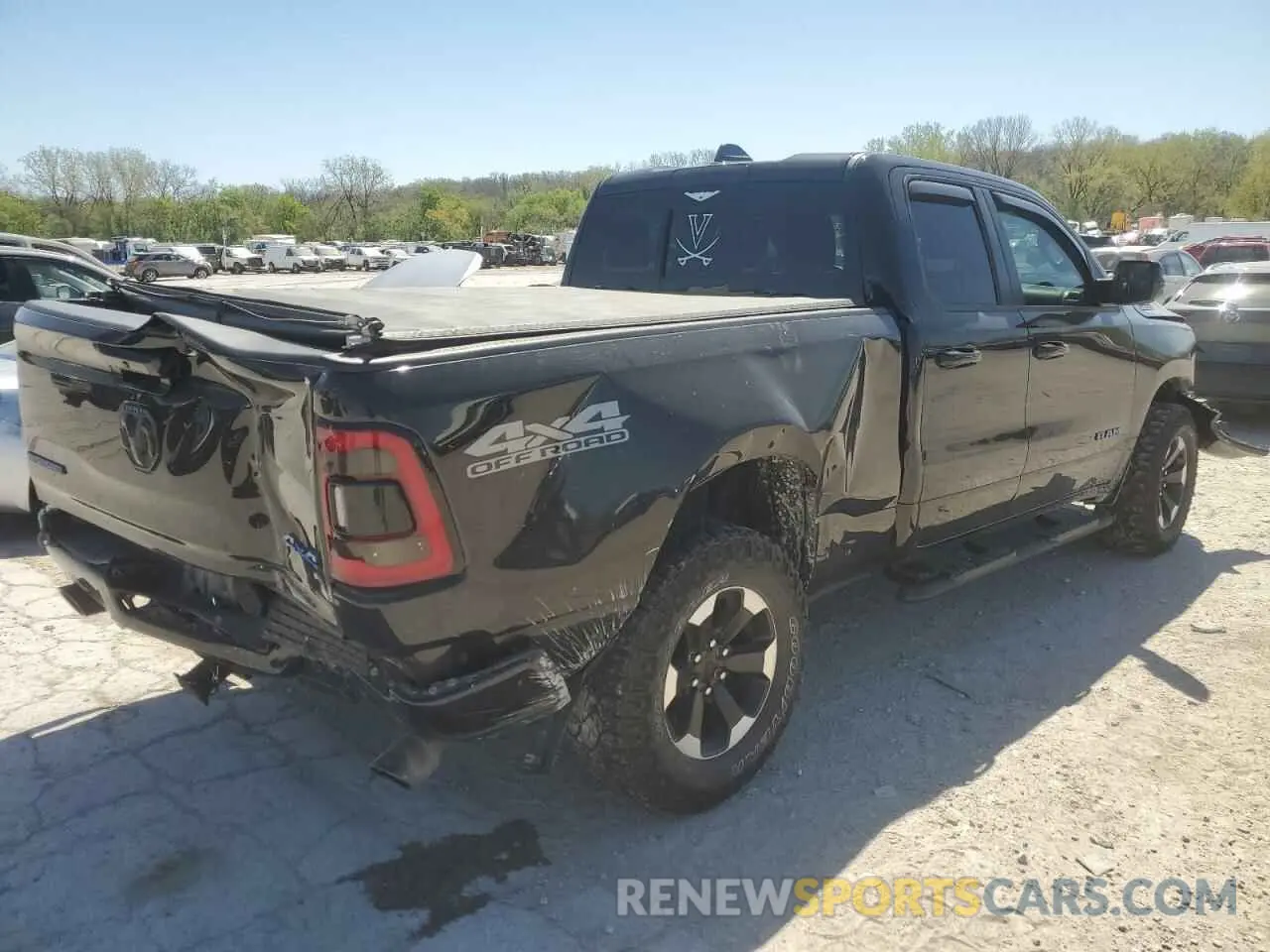 3 Photograph of a damaged car 1C6SRFBT0MN766089 RAM 1500 2021