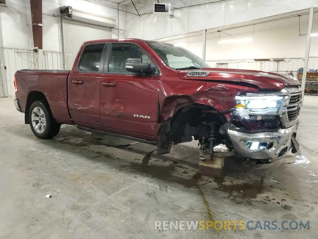 4 Photograph of a damaged car 1C6SRFBT2MN617506 RAM 1500 2021