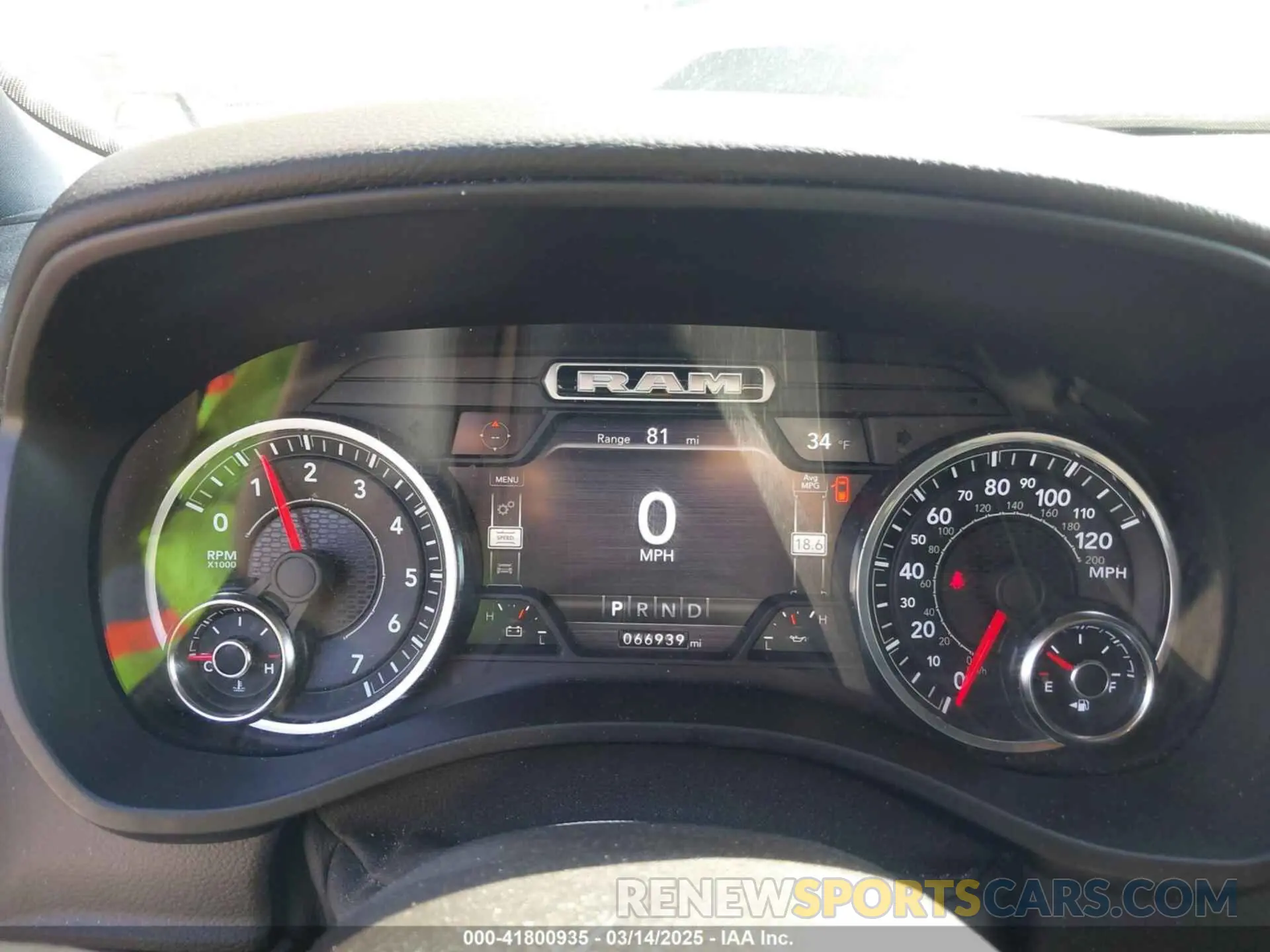 7 Фотография поврежденного автомобиля 1C6SRFBT4MN814080 RAM 1500 2021