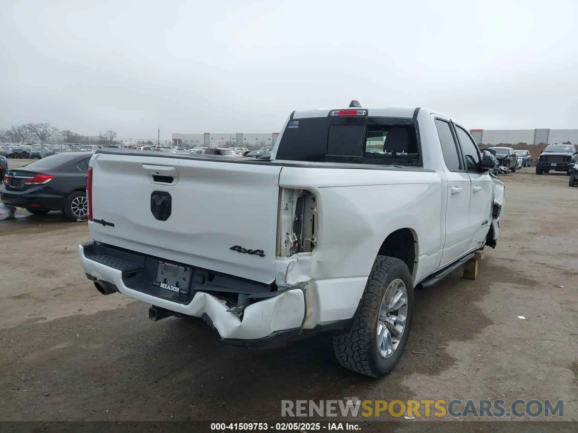 4 Фотография поврежденного автомобиля 1C6SRFBT7MN834324 RAM 1500 2021