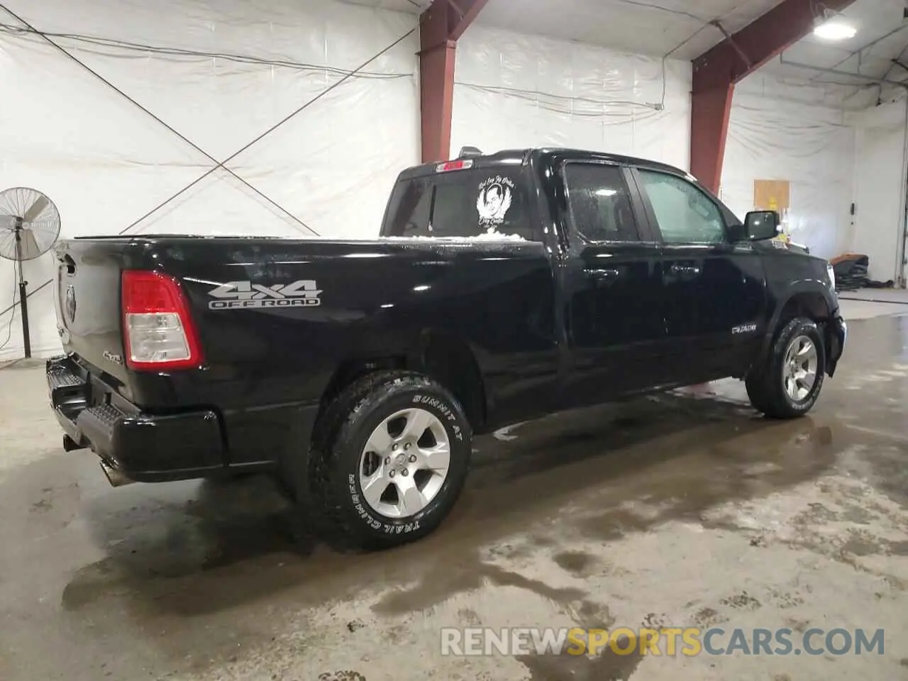 3 Photograph of a damaged car 1C6SRFBT8MN779477 RAM 1500 2021