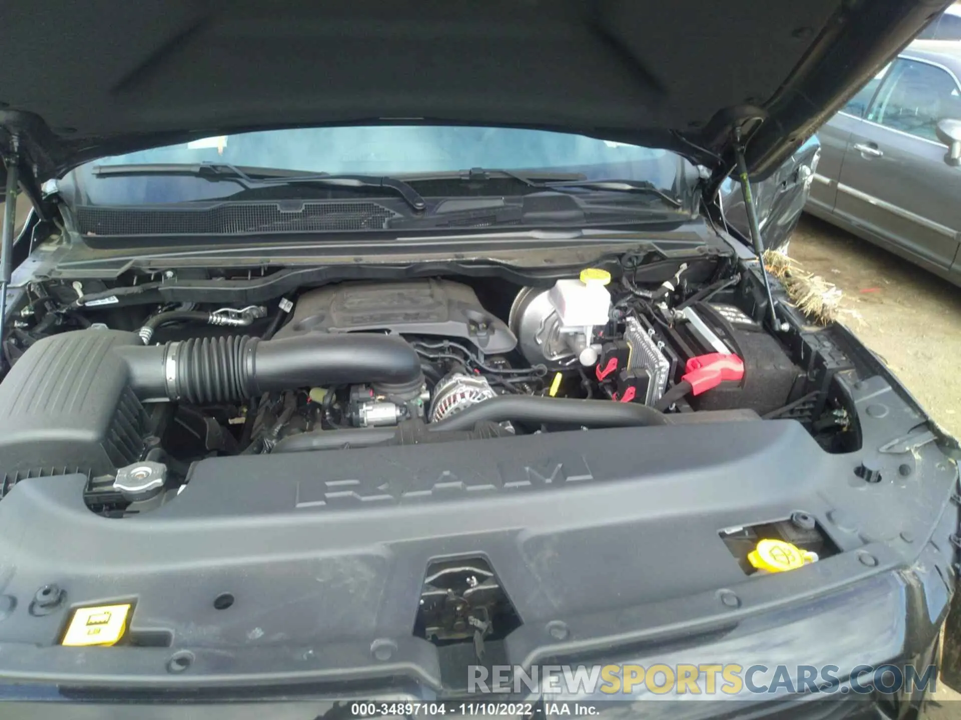 10 Фотография поврежденного автомобиля 1C6SRFBTXMN772661 RAM 1500 2021