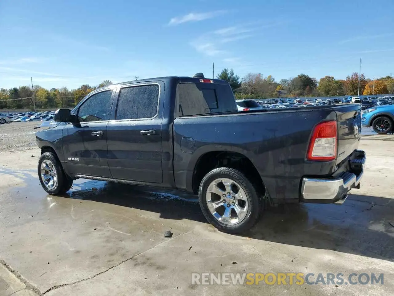2 Photograph of a damaged car 1C6SRFFM3MN822447 RAM 1500 2021