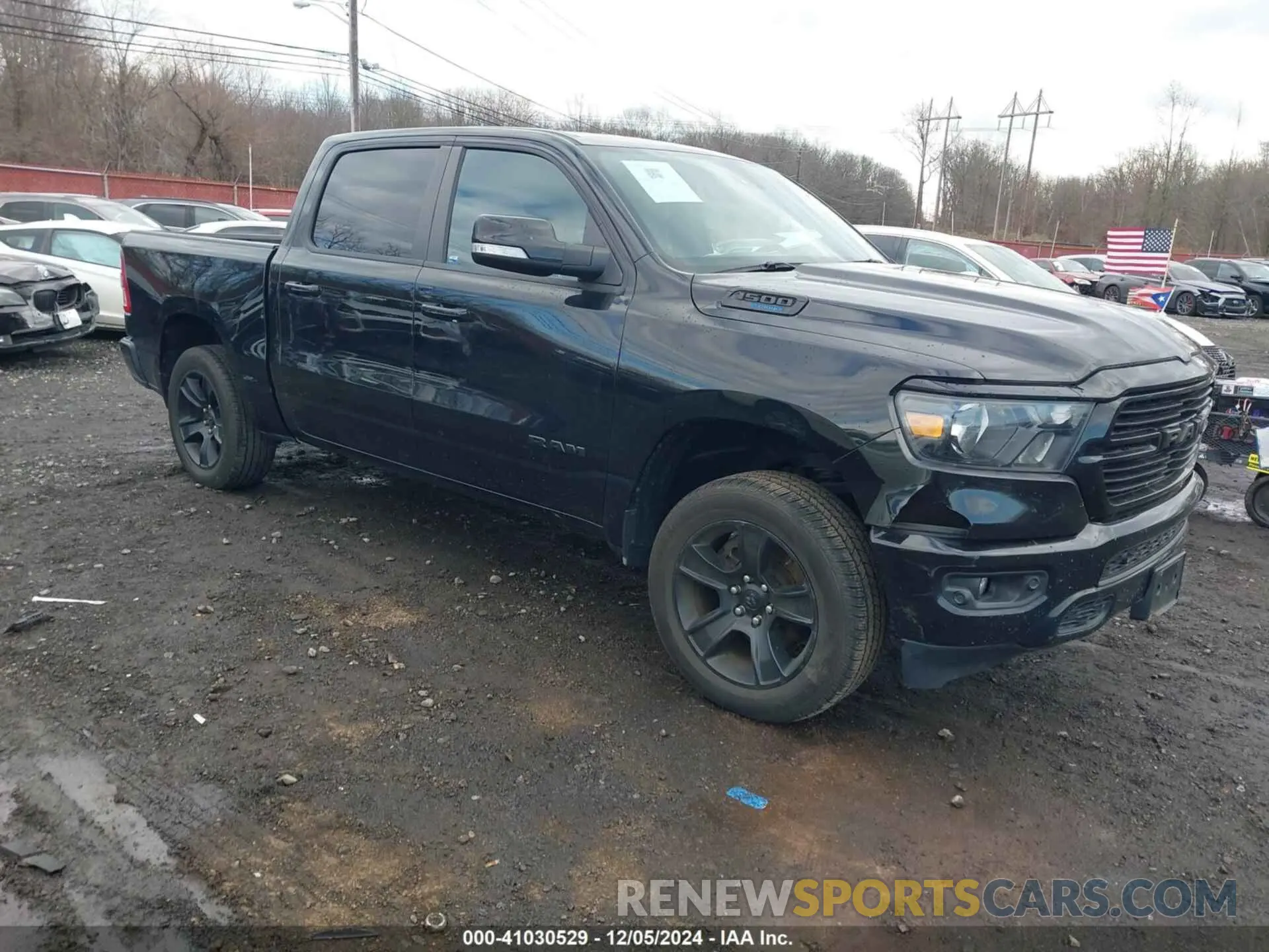 1 Фотография поврежденного автомобиля 1C6SRFFT0MN680887 RAM 1500 2021