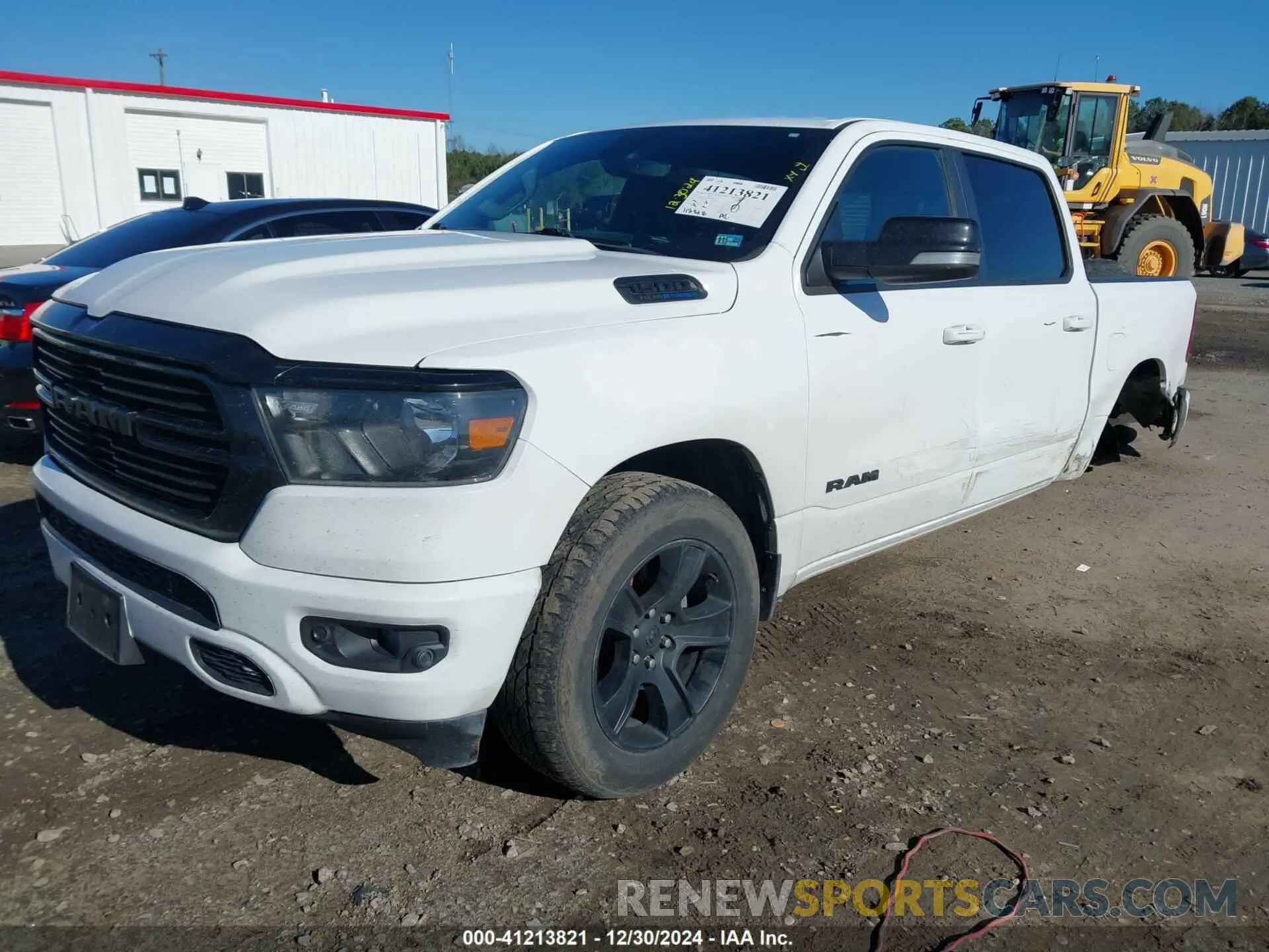 2 Photograph of a damaged car 1C6SRFFT1MN509467 RAM 1500 2021