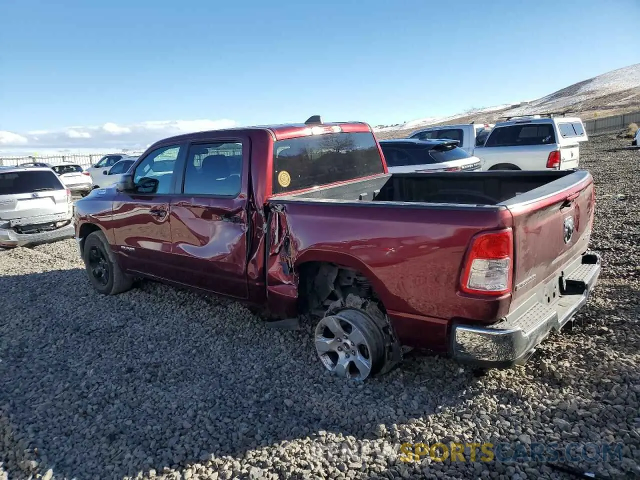 2 Фотография поврежденного автомобиля 1C6SRFFT1MN729921 RAM 1500 2021
