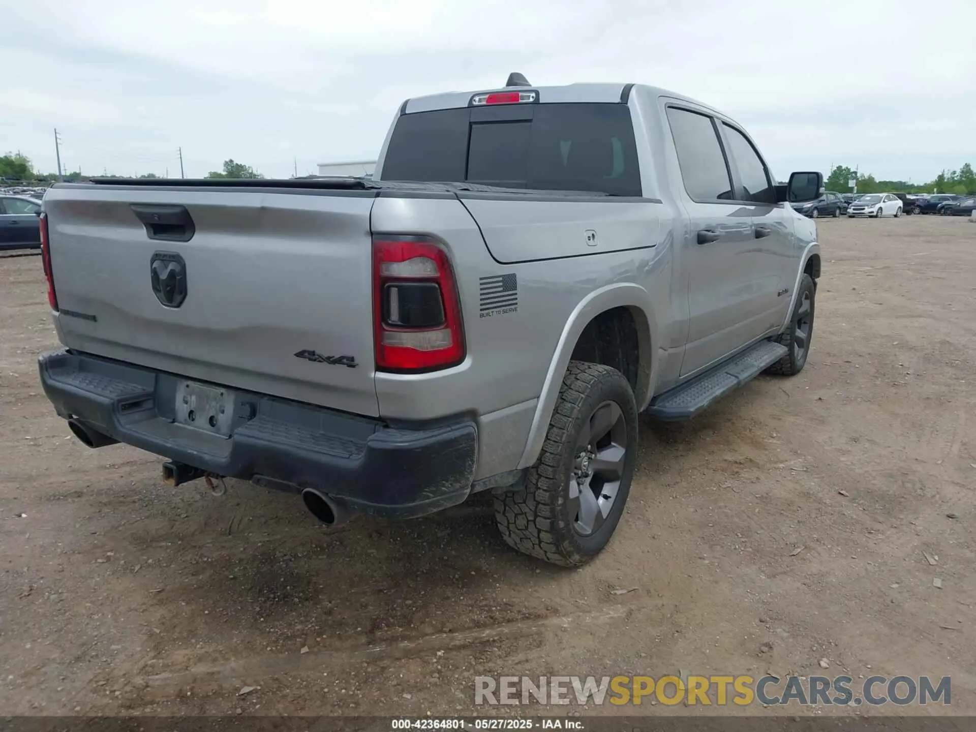 4 Photograph of a damaged car 1C6SRFFT2MN597123 RAM 1500 2021
