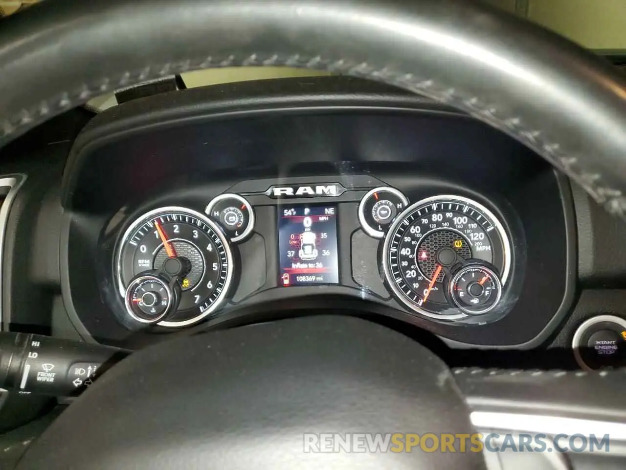 9 Фотография поврежденного автомобиля 1C6SRFFT2MN597705 RAM 1500 2021